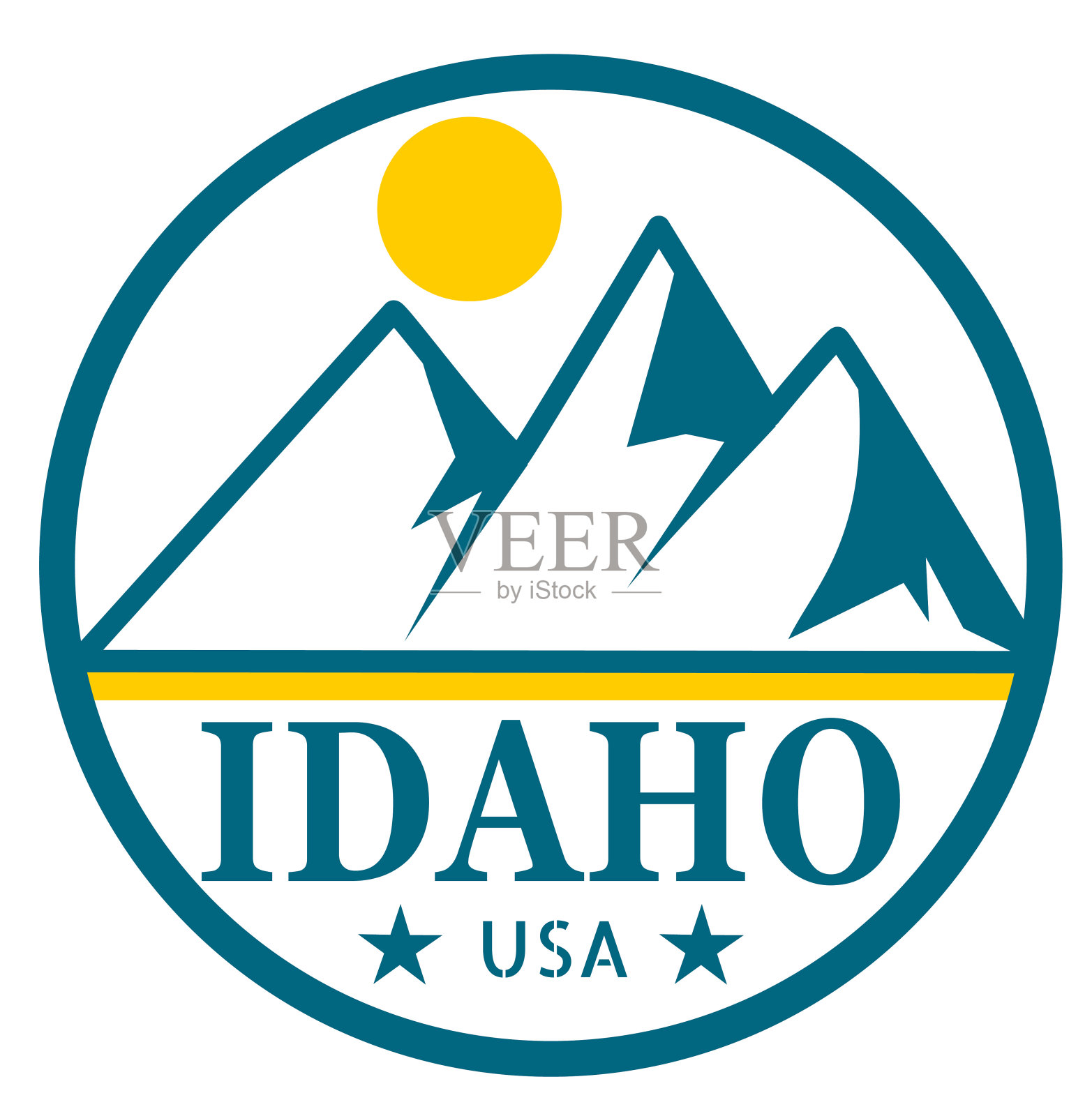 山插画图片素材