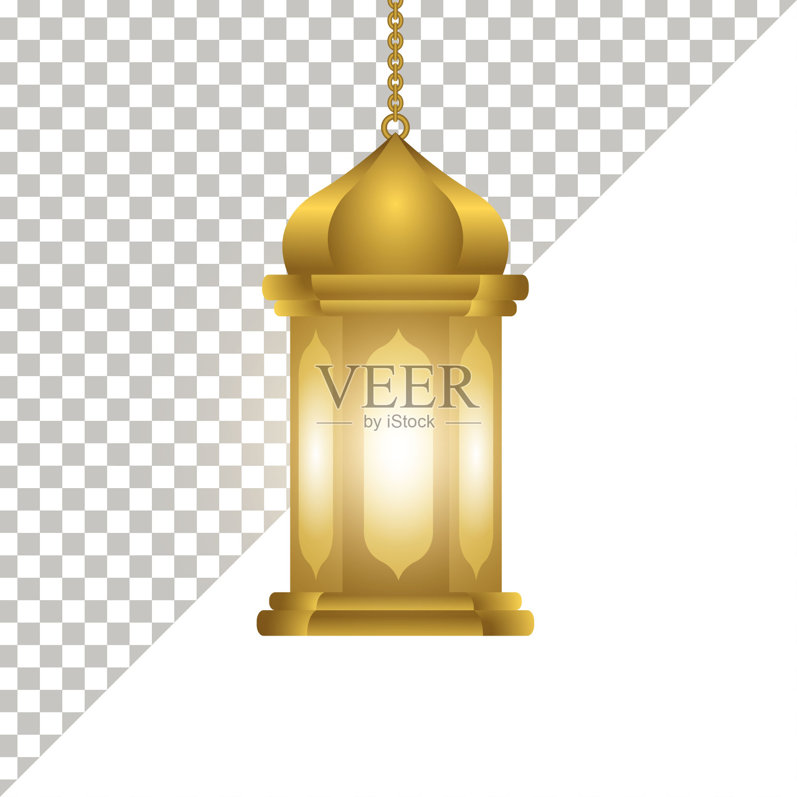 3d逼真的灯笼矢量装饰设计插画图片素材