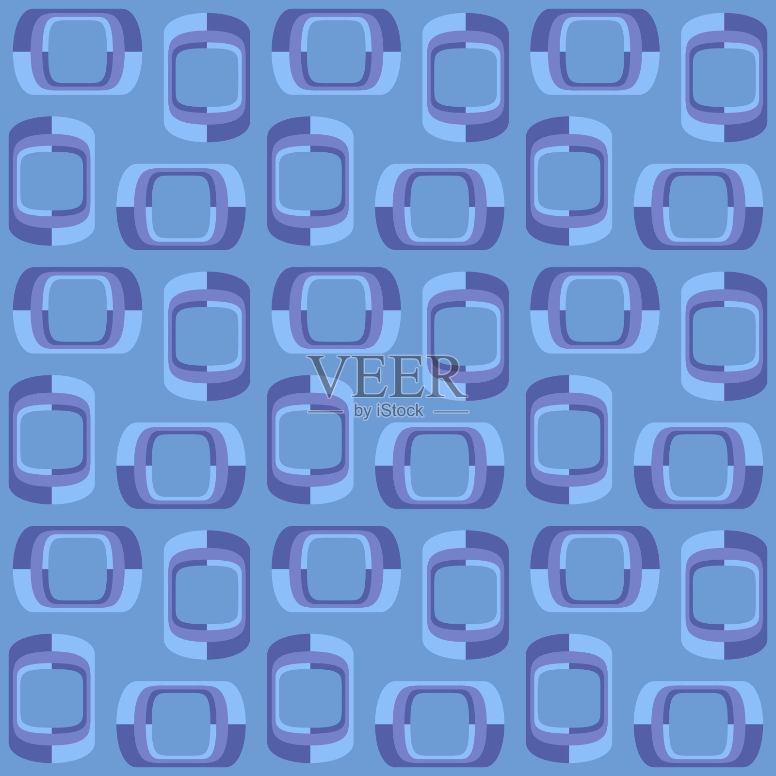 抽象的吸引人的装饰品，用来装饰任何表面或事物。无缝模式。插画图片素材