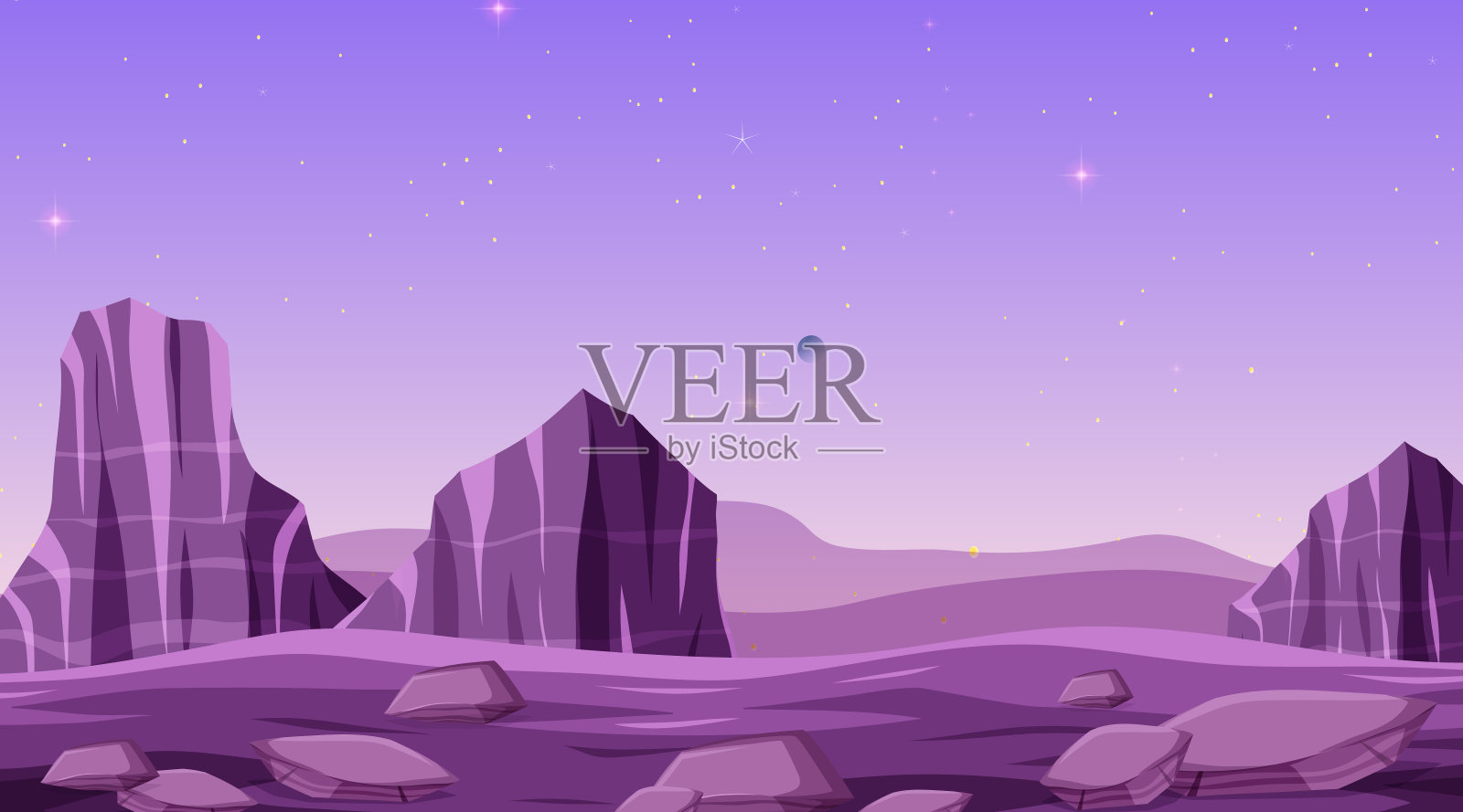 外太空背景壁纸插画图片素材