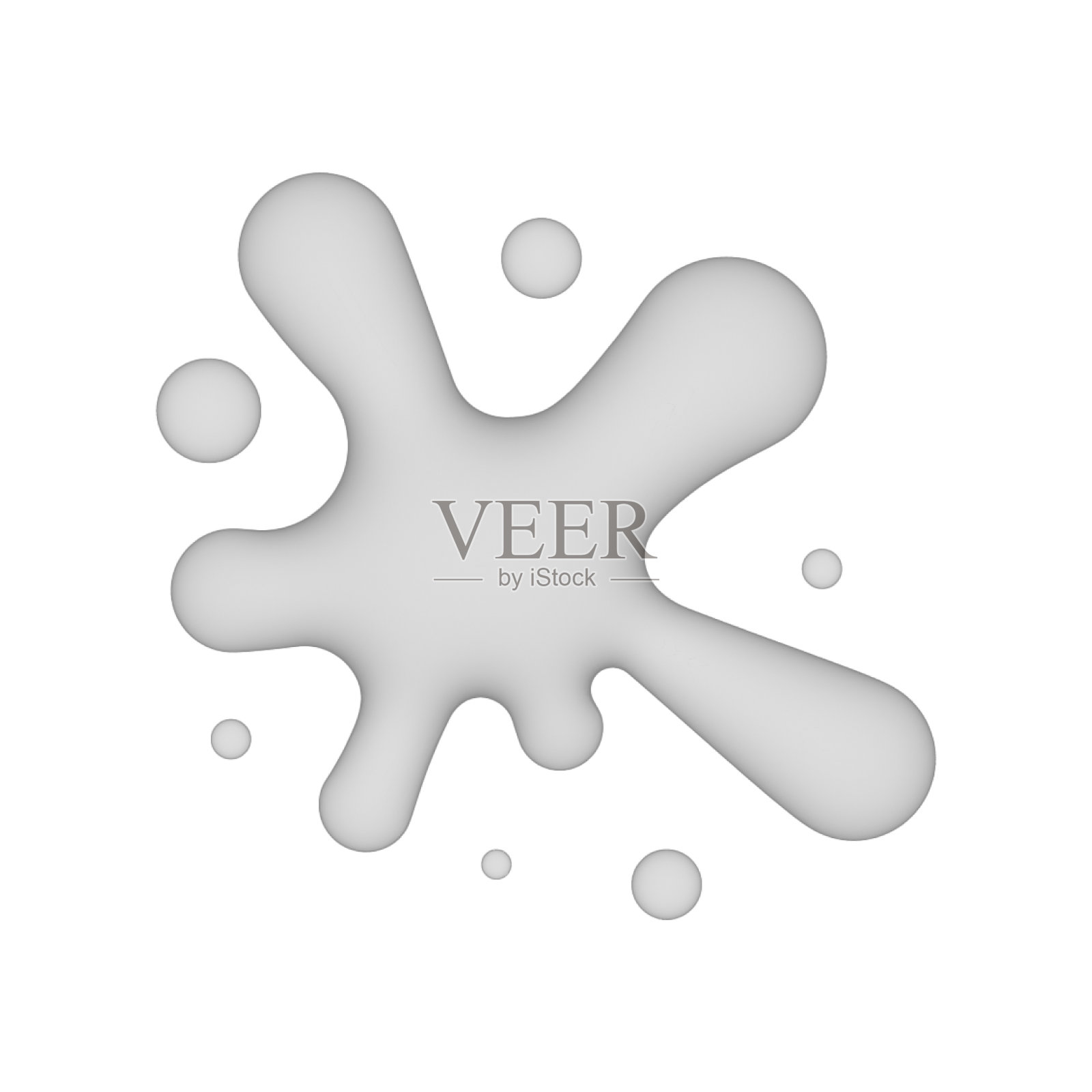 彩色滴图标3d按钮符号插画图片素材