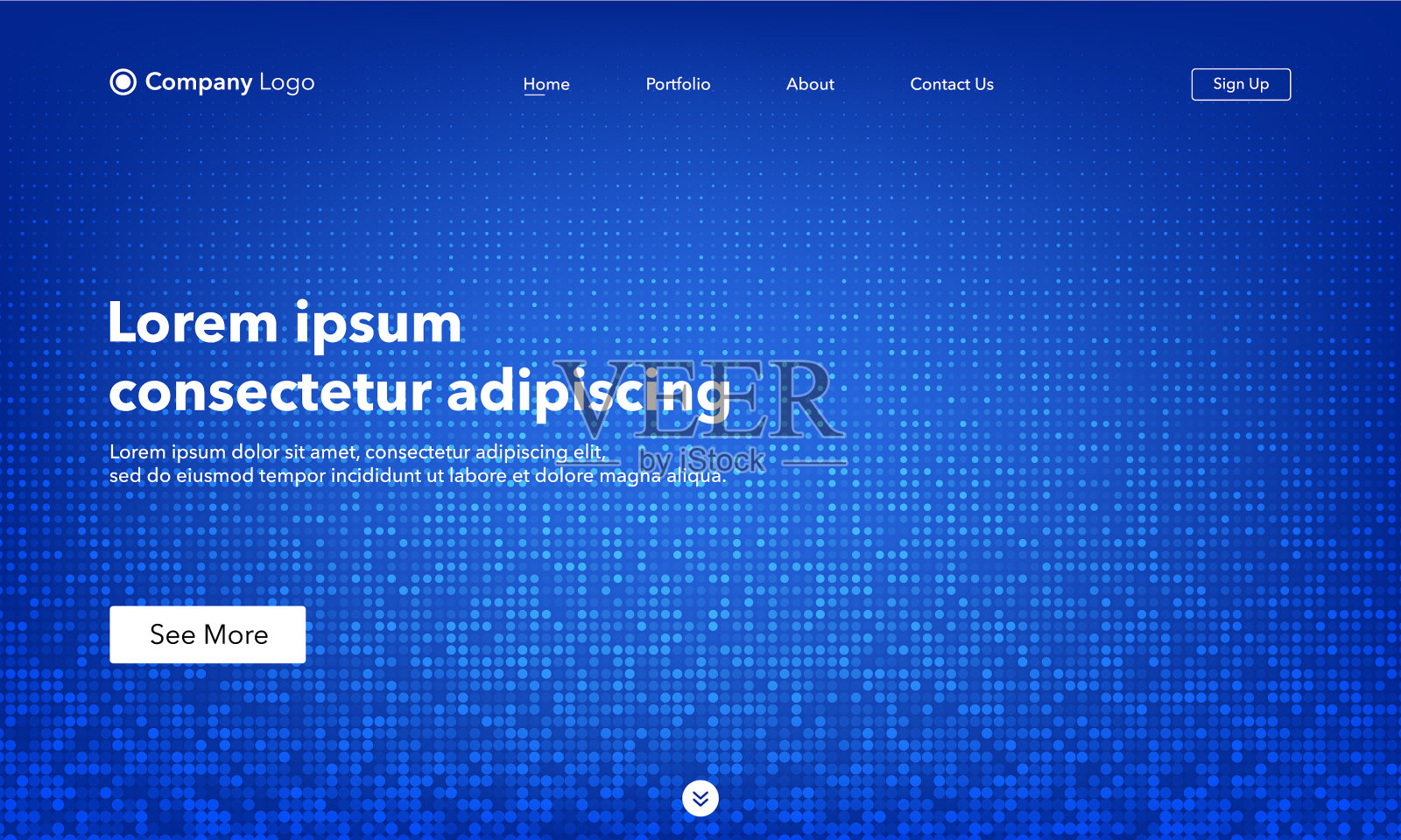 登陆页面抽象后台网站模板插画图片素材