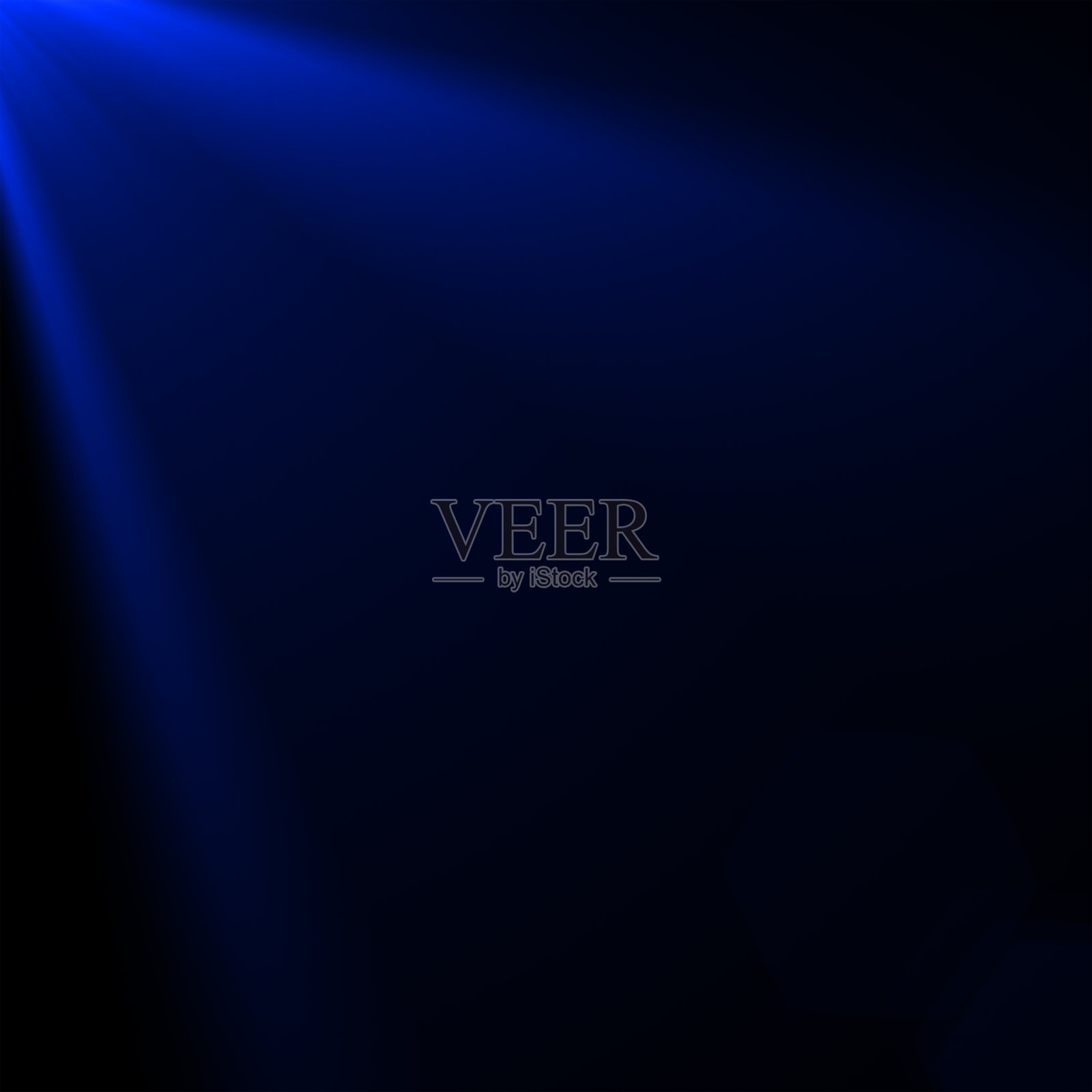 抽象背景蓝色灯光。剧院的高灯光。照片摄影图片