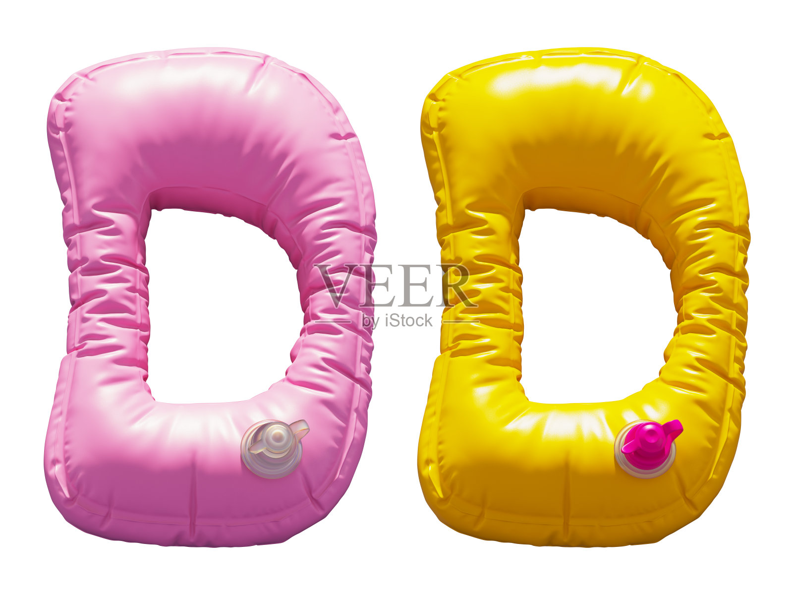 充气游泳环字母。信维照片摄影图片