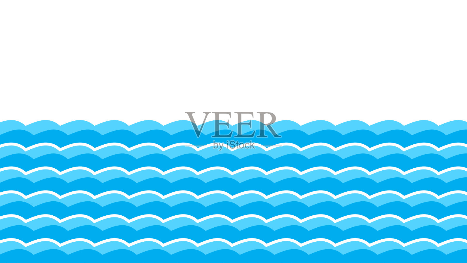 水波浅蓝色图案为背景插画图片素材