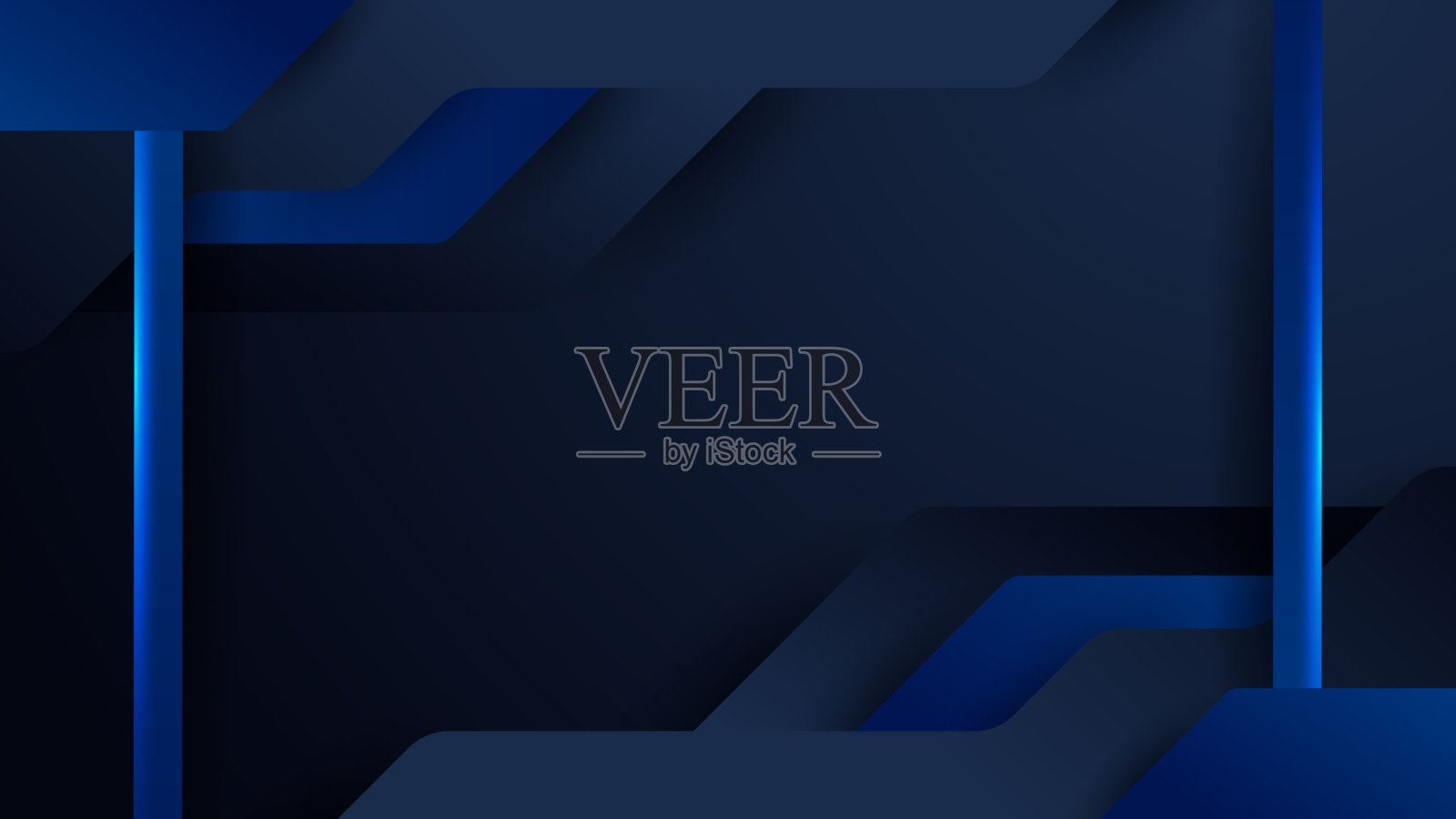 抽象的蓝黑色背景插画图片素材