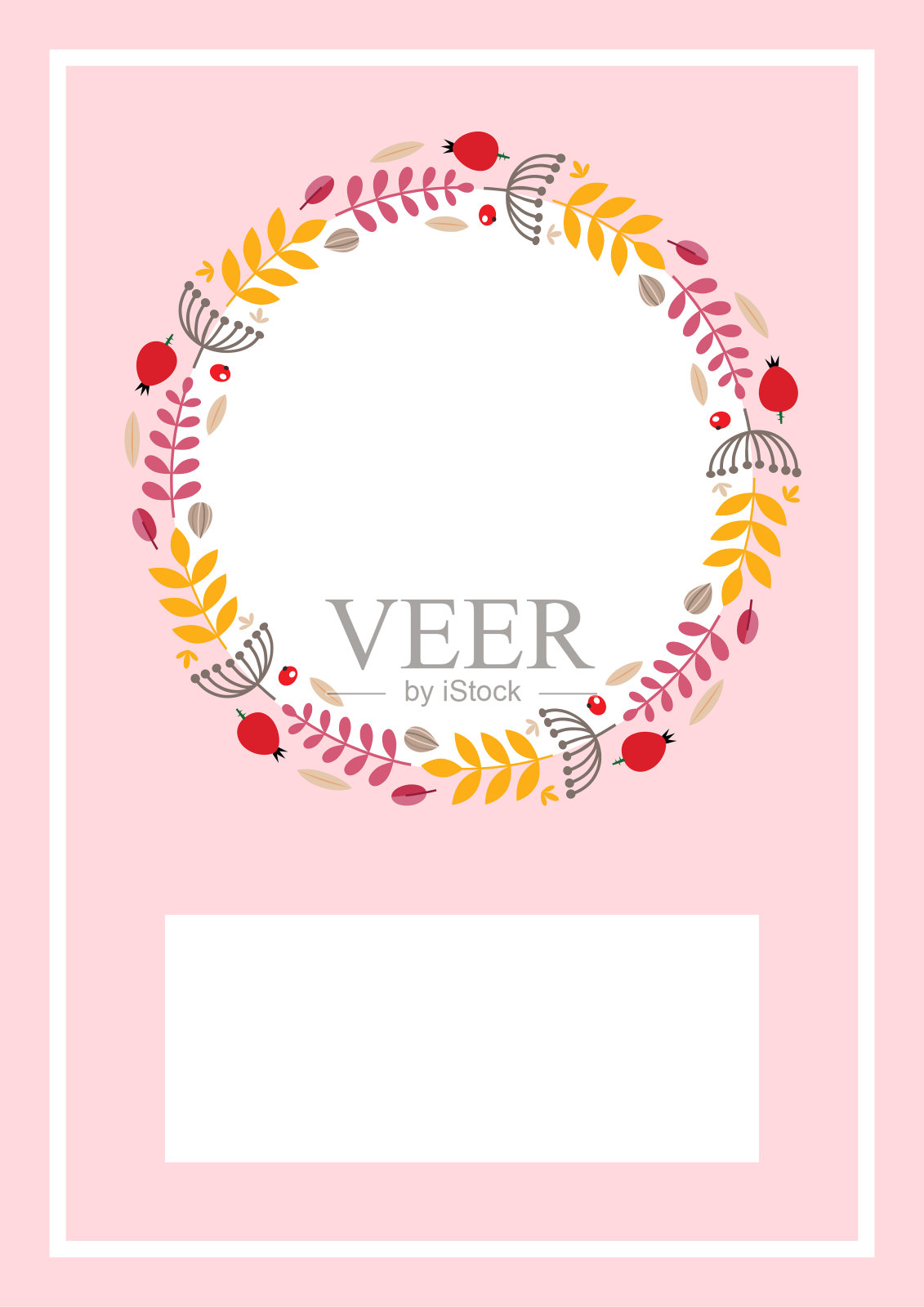 花落的背景插画图片素材