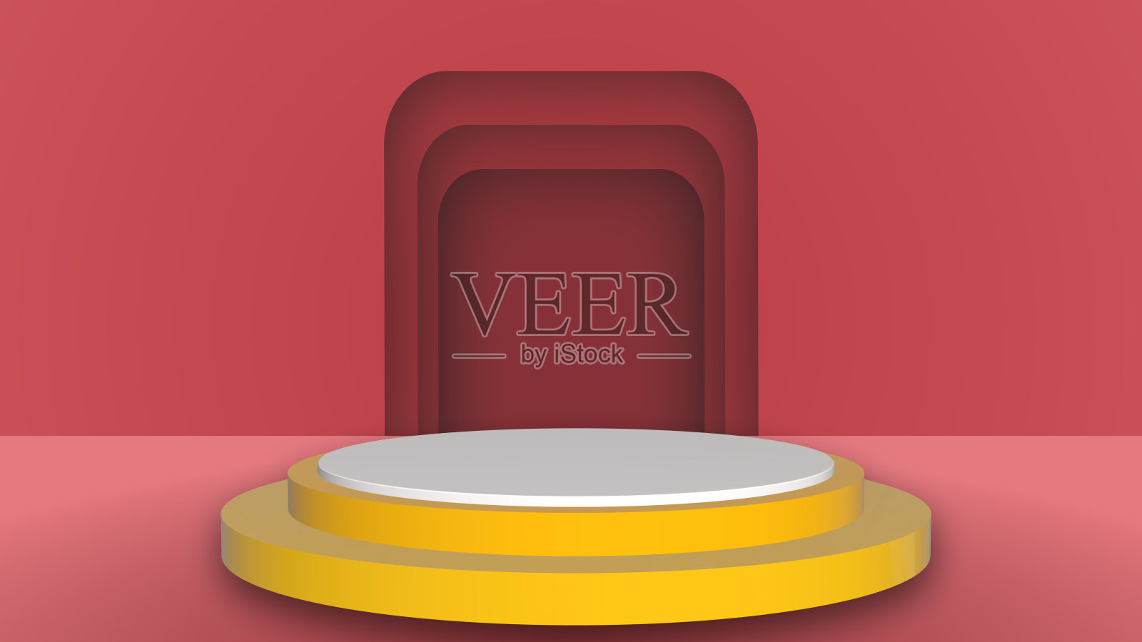 摘要三维平台产品展台产品展示背景。最小的风格。照片摄影图片