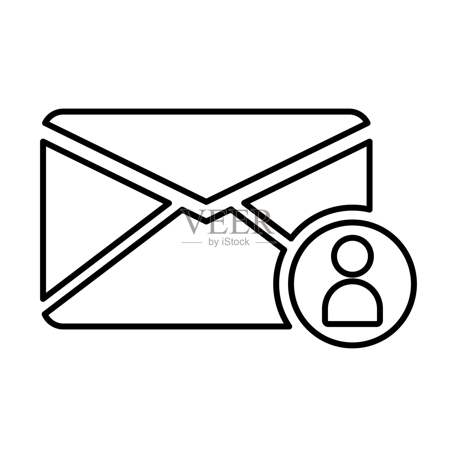 电子邮件信封邮件消息个人用户图标图标素材