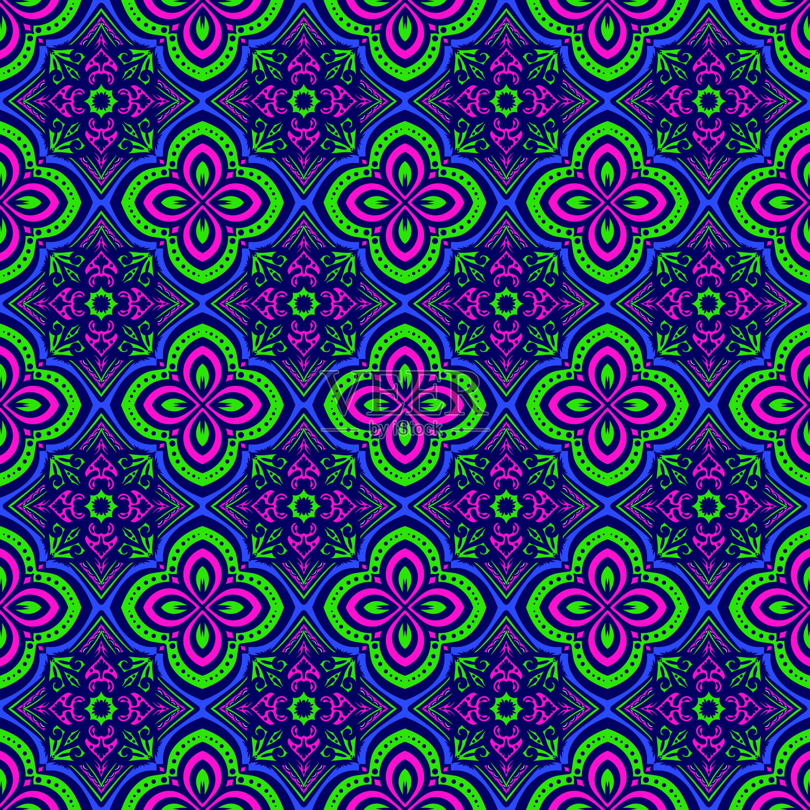 伊卡特几何民俗装饰，部落民族质感。阿兹特克风格无缝条纹图案，图部落刺绣，斯堪的纳维亚，伊卡特图案插画图片素材