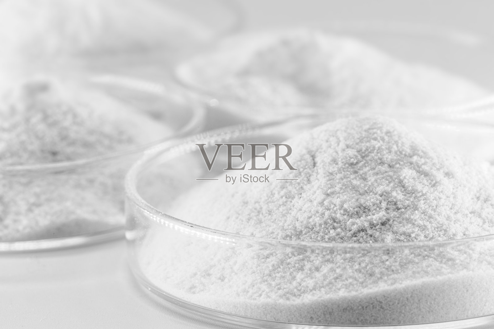 水解胶原蛋白粉，实验室用，食品工业用制药产品，分离背景和拷贝空间照片摄影图片