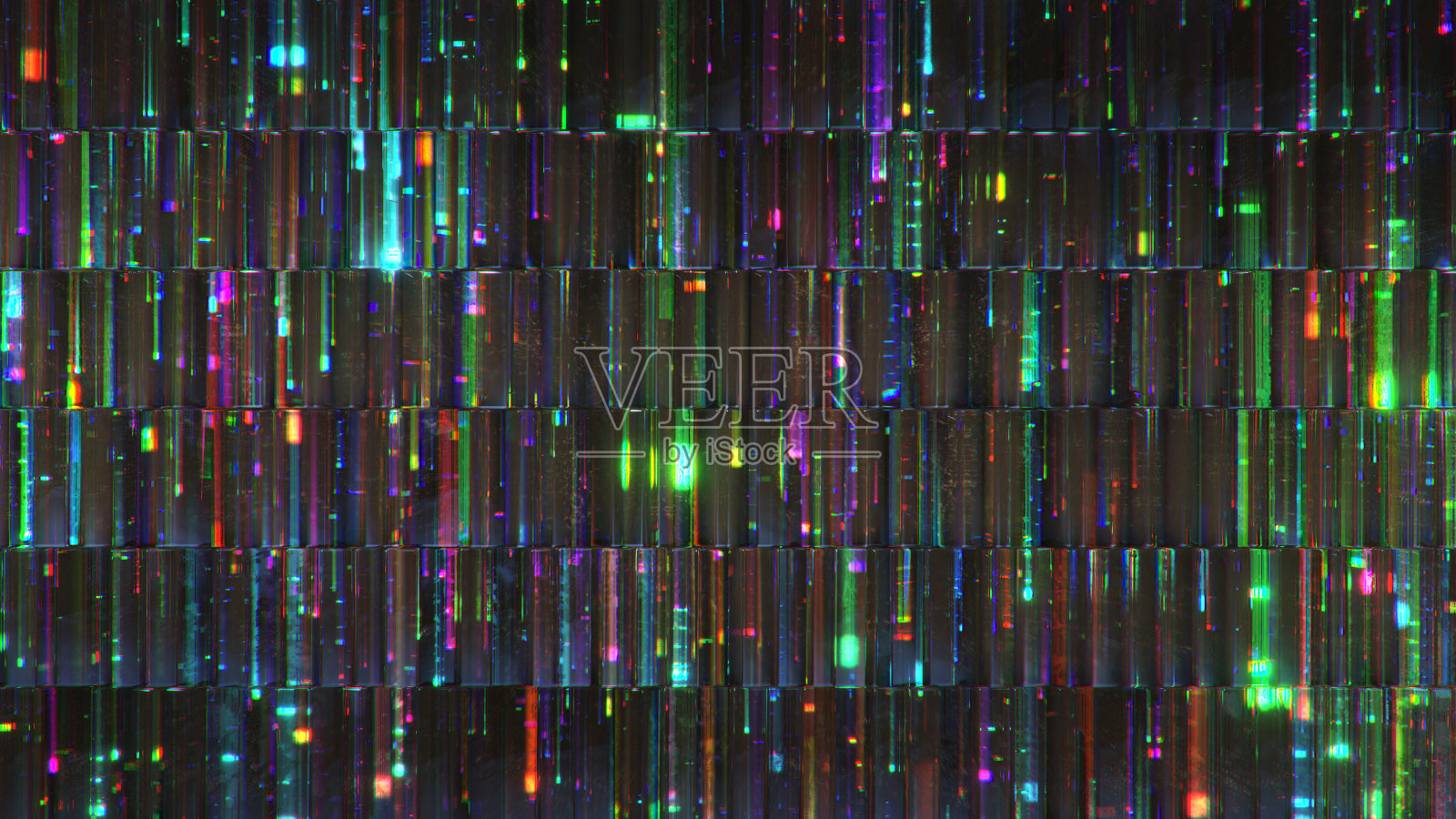 发光光线和玻璃3D渲染照片摄影图片