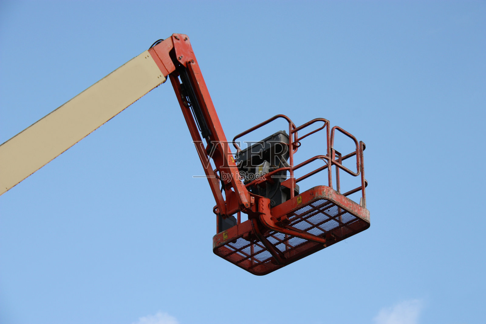 车载式吊车升力。照片摄影图片