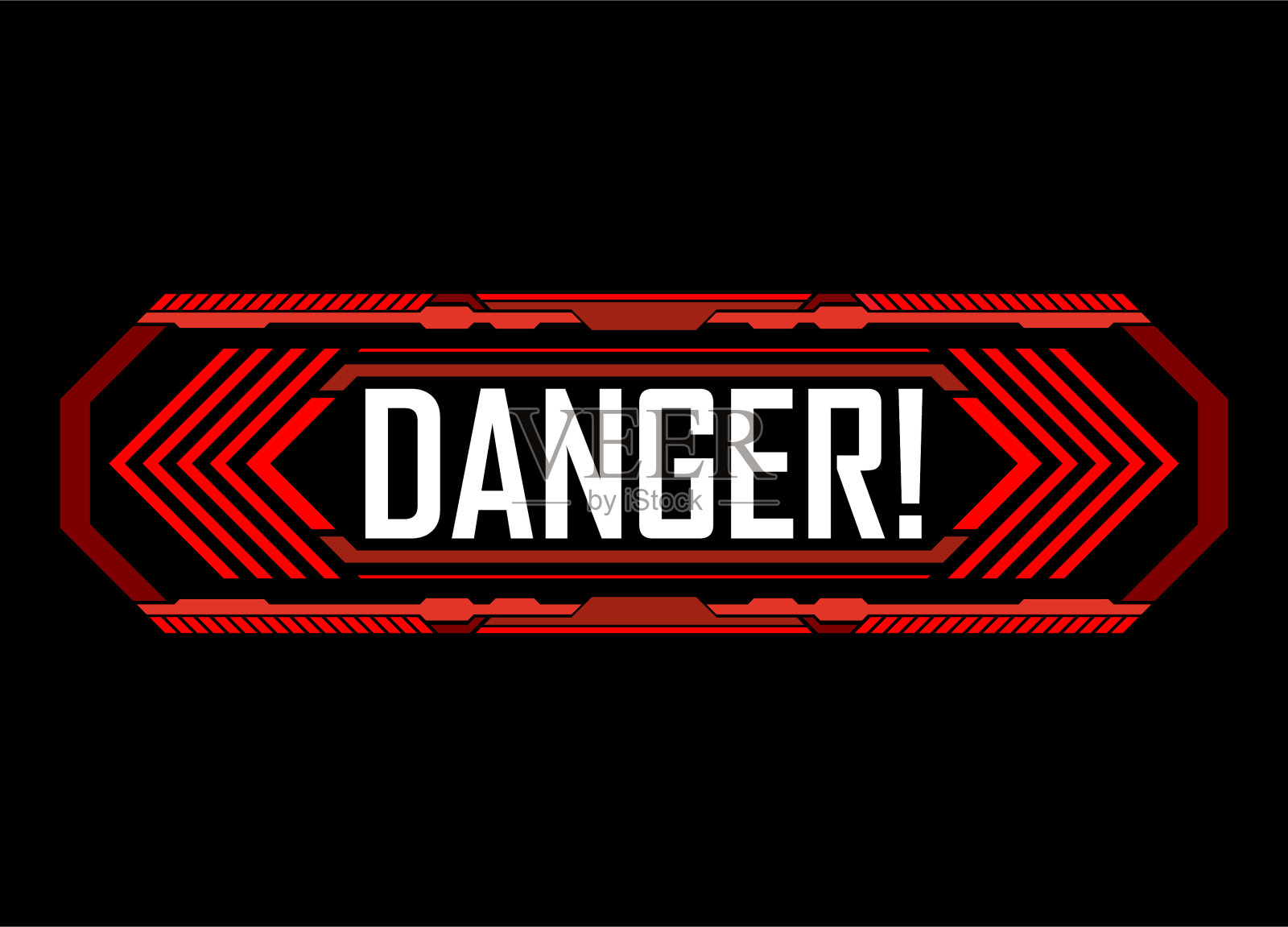 危险插画图片素材