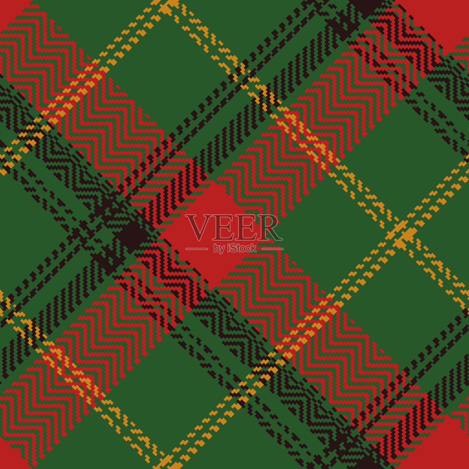 格子无缝图案检查。插画图片素材