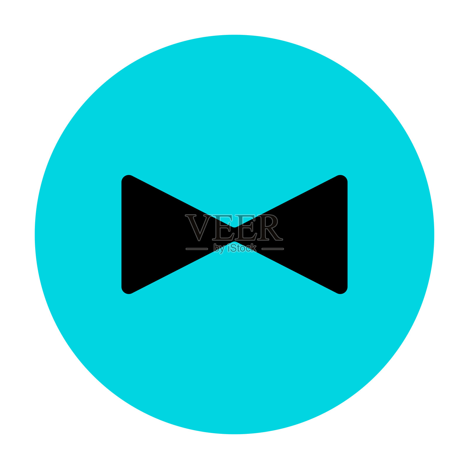 一个领结。矢量图像。插画图片素材