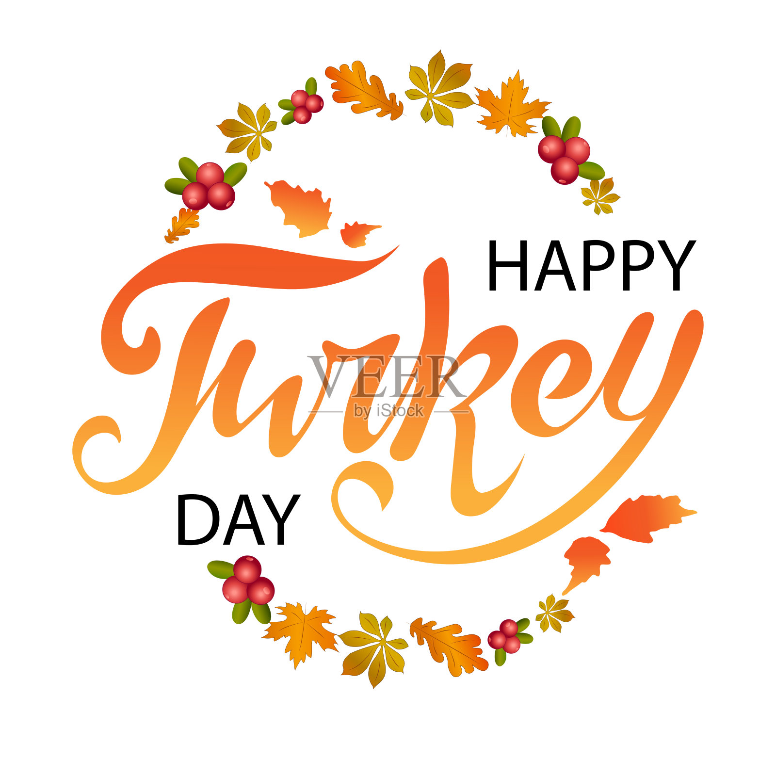 土耳其日快乐插画图片素材