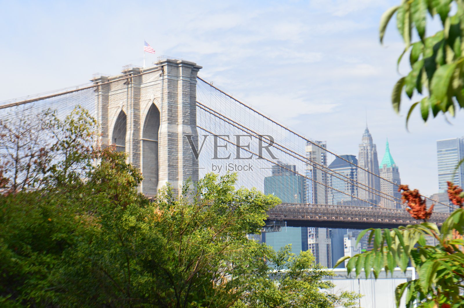 布鲁克林大桥照片摄影图片