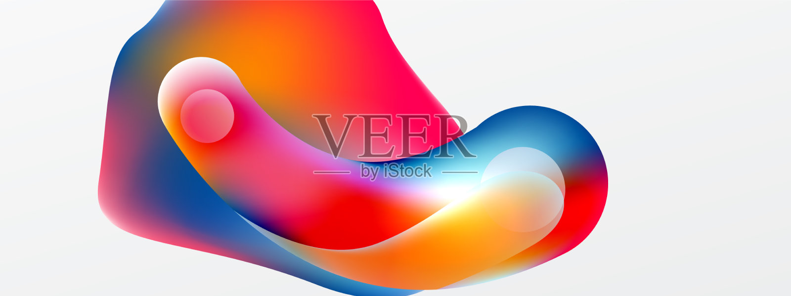 流体抽象背景液体颜色梯度插画图片素材