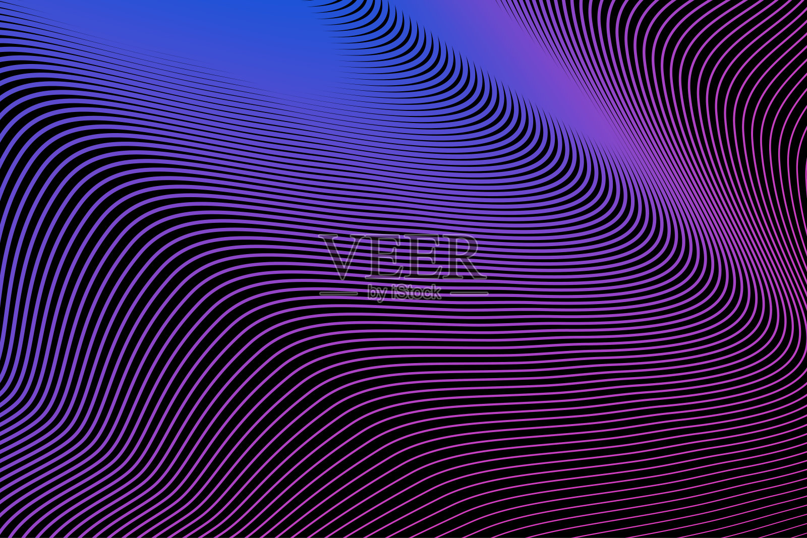 抽象曲线图案背景。行模式。矢量插图。插画图片素材