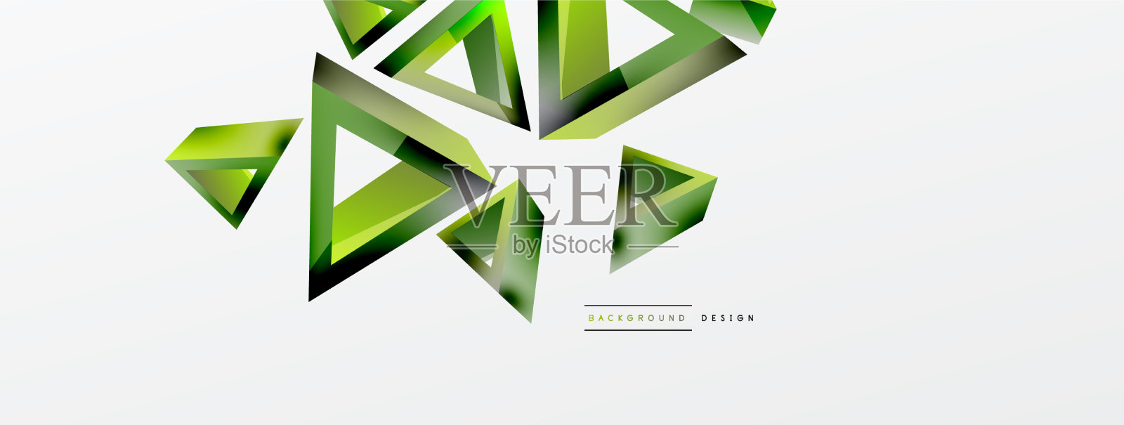 3d三角形抽象背景基本形状插画图片素材