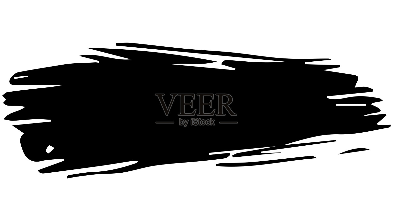 笔触黑色轮廓在垃圾风格。形状不规则，边缘粗糙。t恤或网站的设计元素。插画图片素材