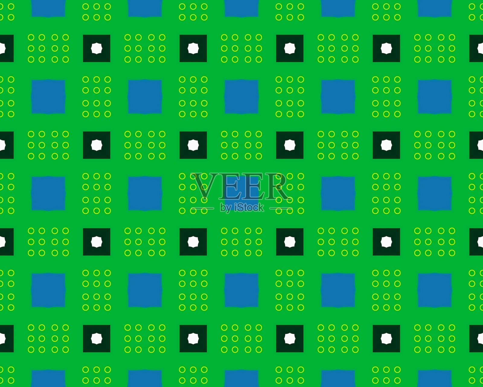 东方民族几何无缝瓷砖图案，采用各种传统元素风格设计插画图片素材