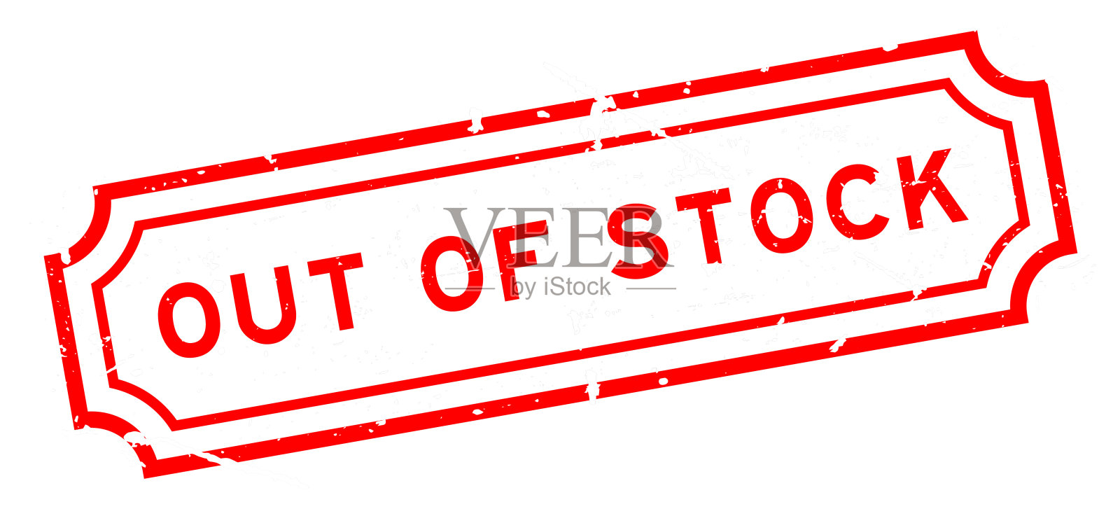 垃圾红色库存字橡胶印章印章在白色背景设计元素图片