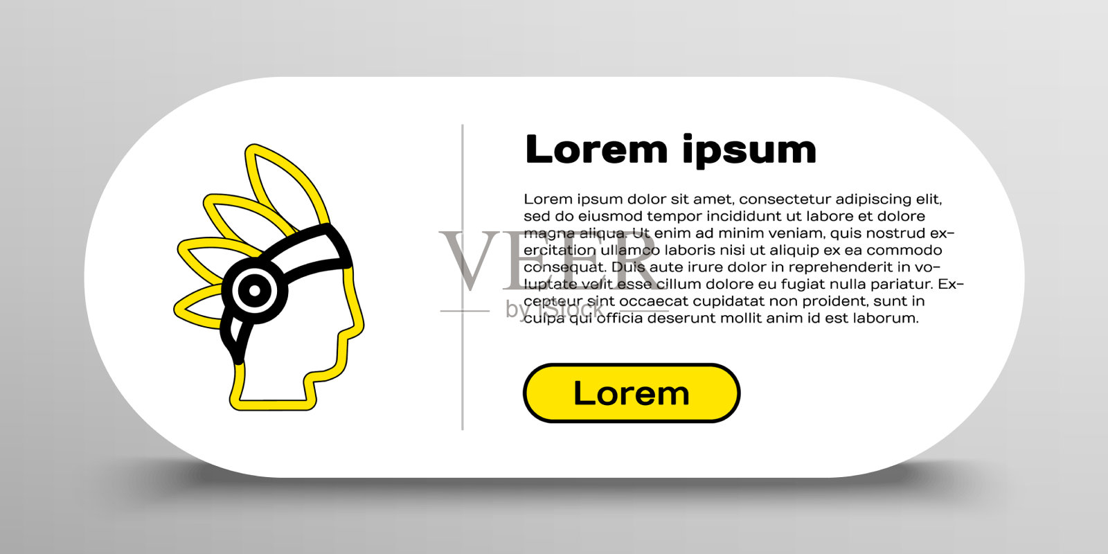 印第安印第安人的标志插画图片素材