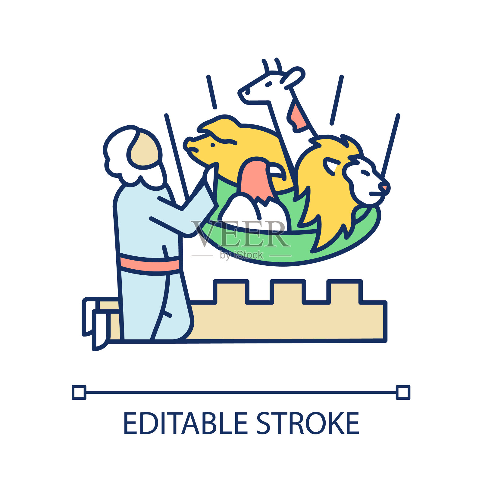 圣彼得视觉RGB颜色图标插画图片素材