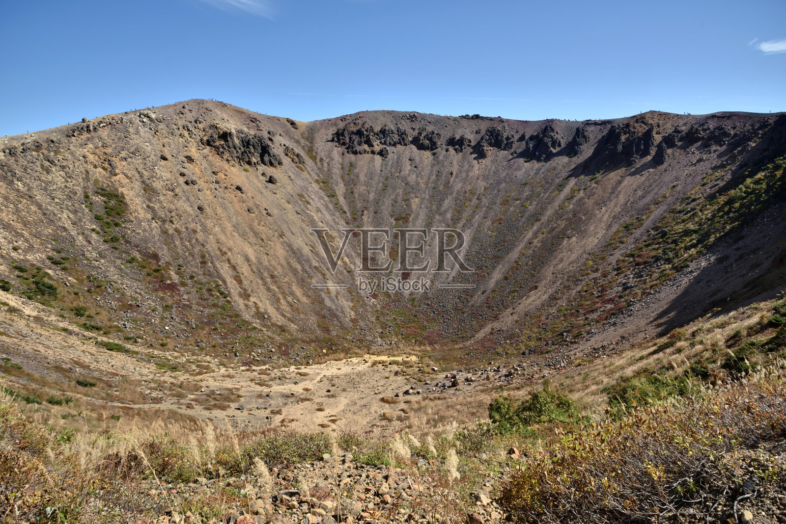 Joudodaira，在那里你可以体验火山的跳动，感受四季的颜色照片摄影图片