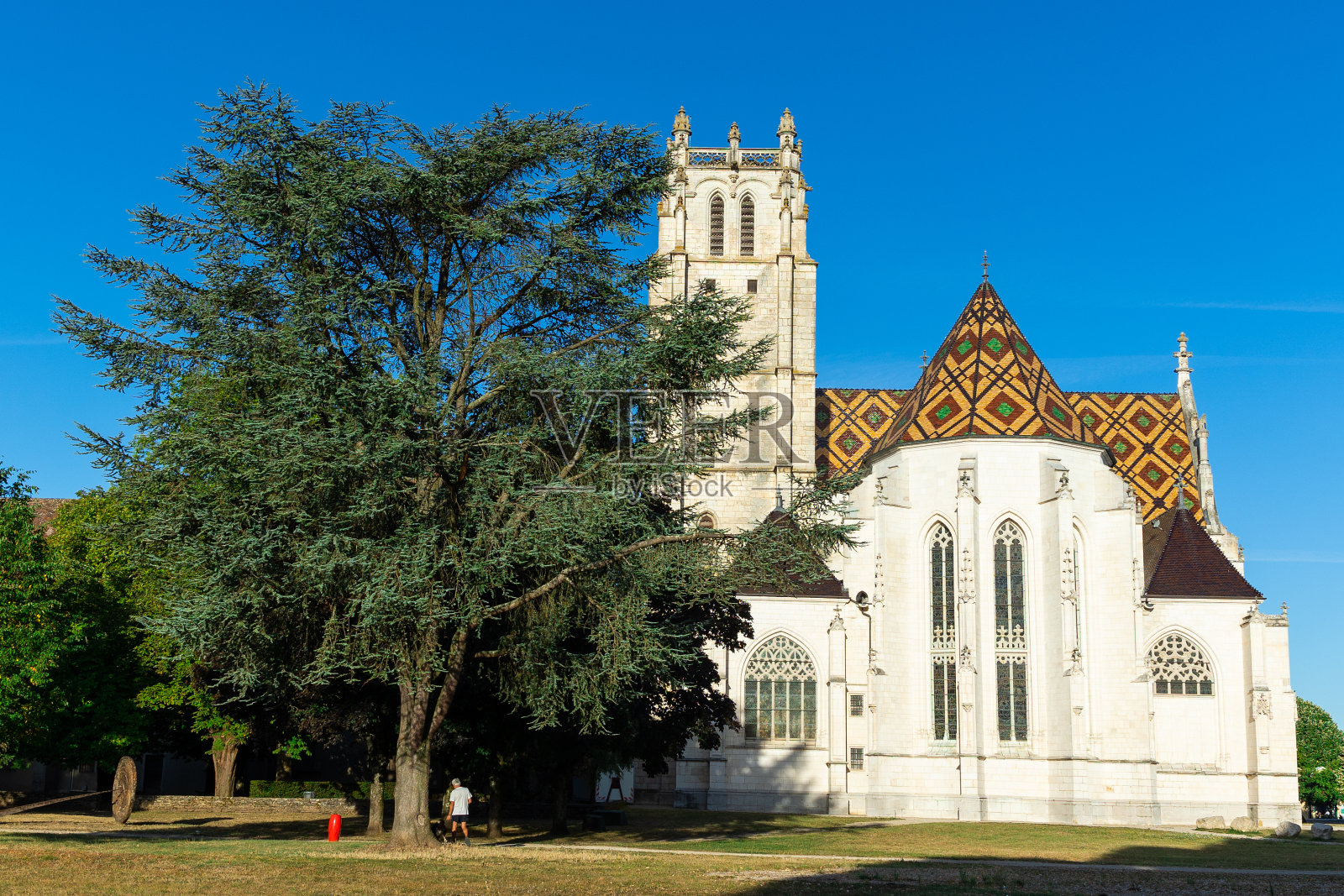 法国布吉-恩-布雷斯的皇家修道院照片摄影图片