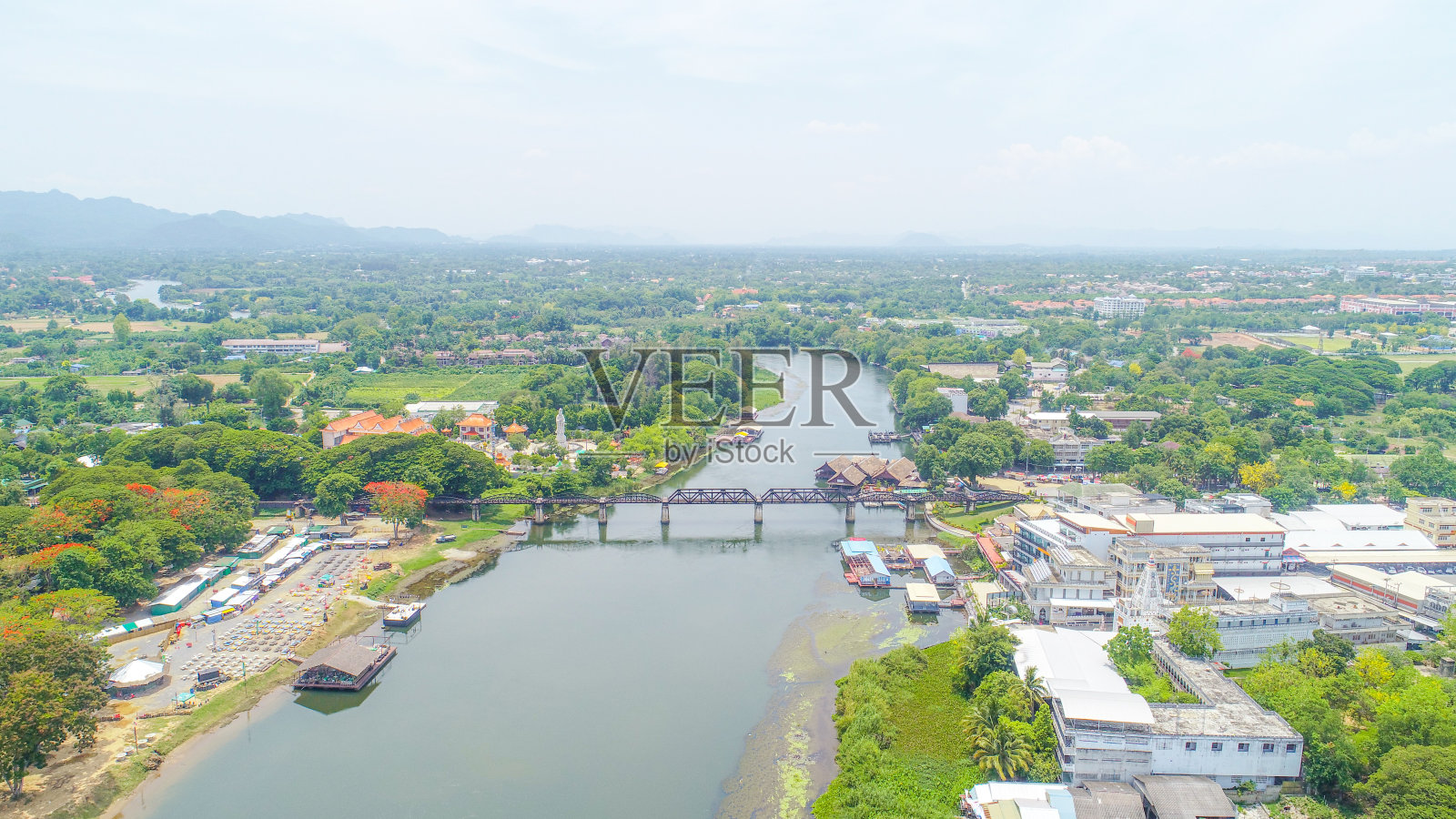 泰国北碧桂河大桥照片摄影图片