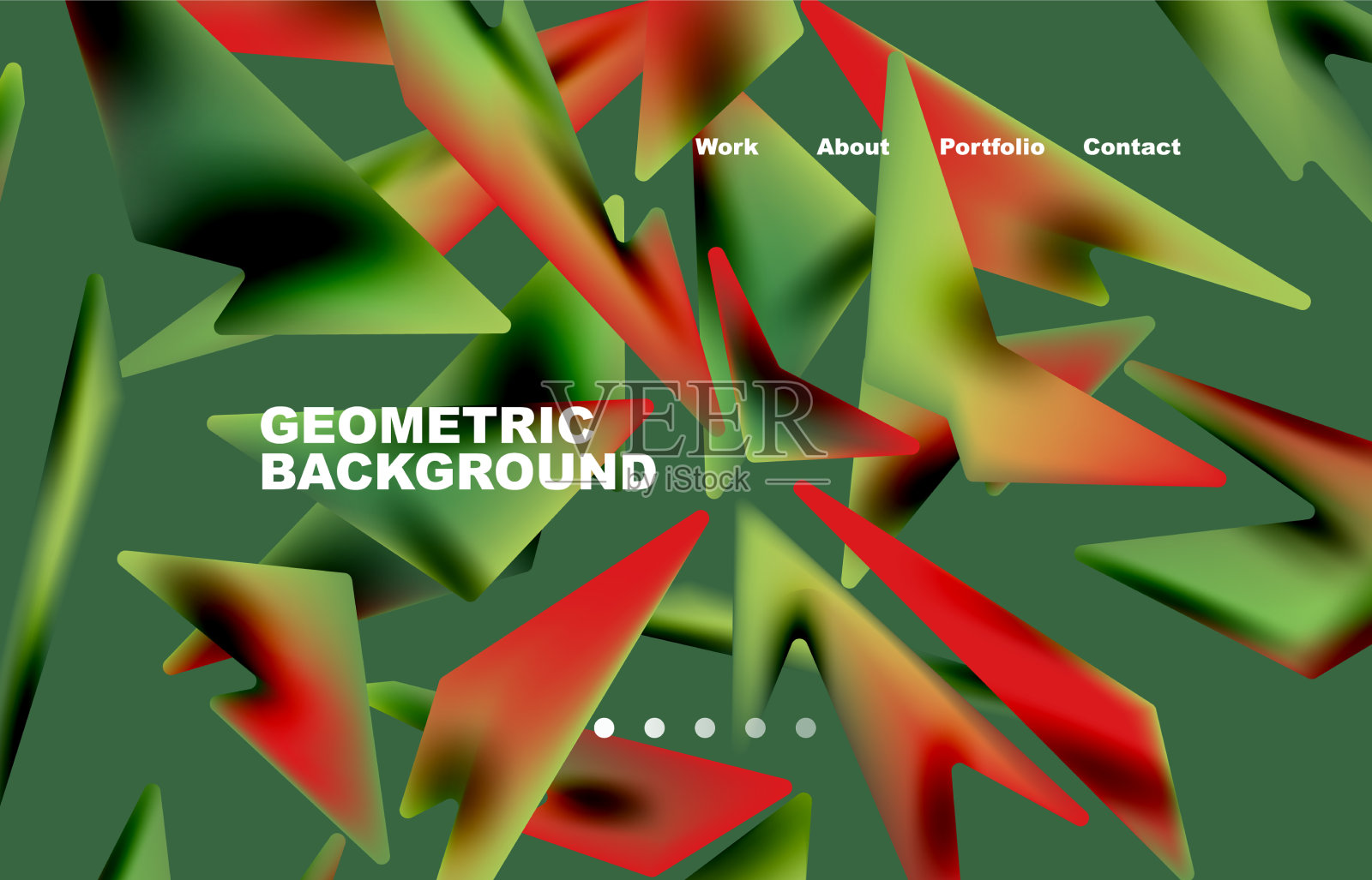 碎片形状组成抽象背景网插画图片素材