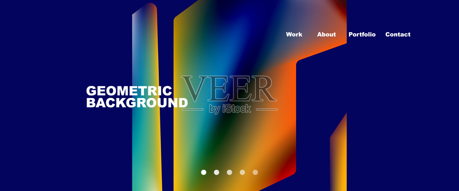 登陆页面背景模板抽象插画图片素材