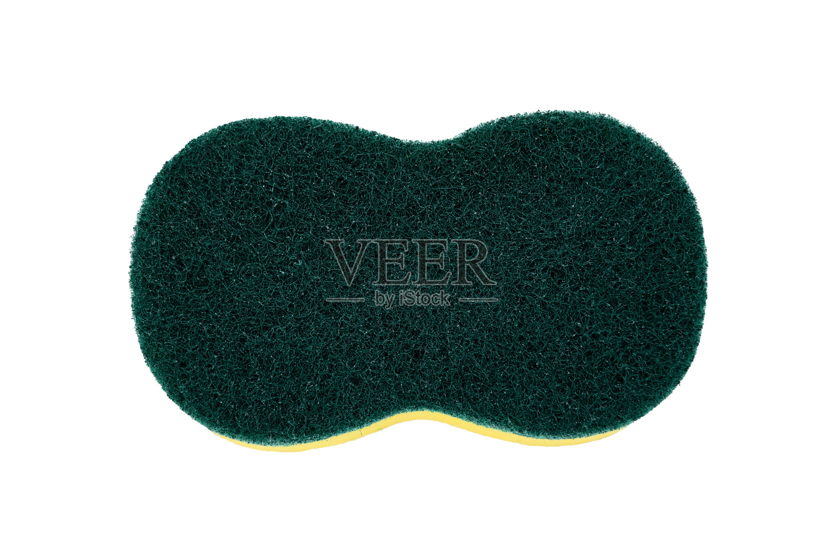 洗碗海绵擦洗器擦洗器擦洗器磨料柔软隔离白色照片摄影图片