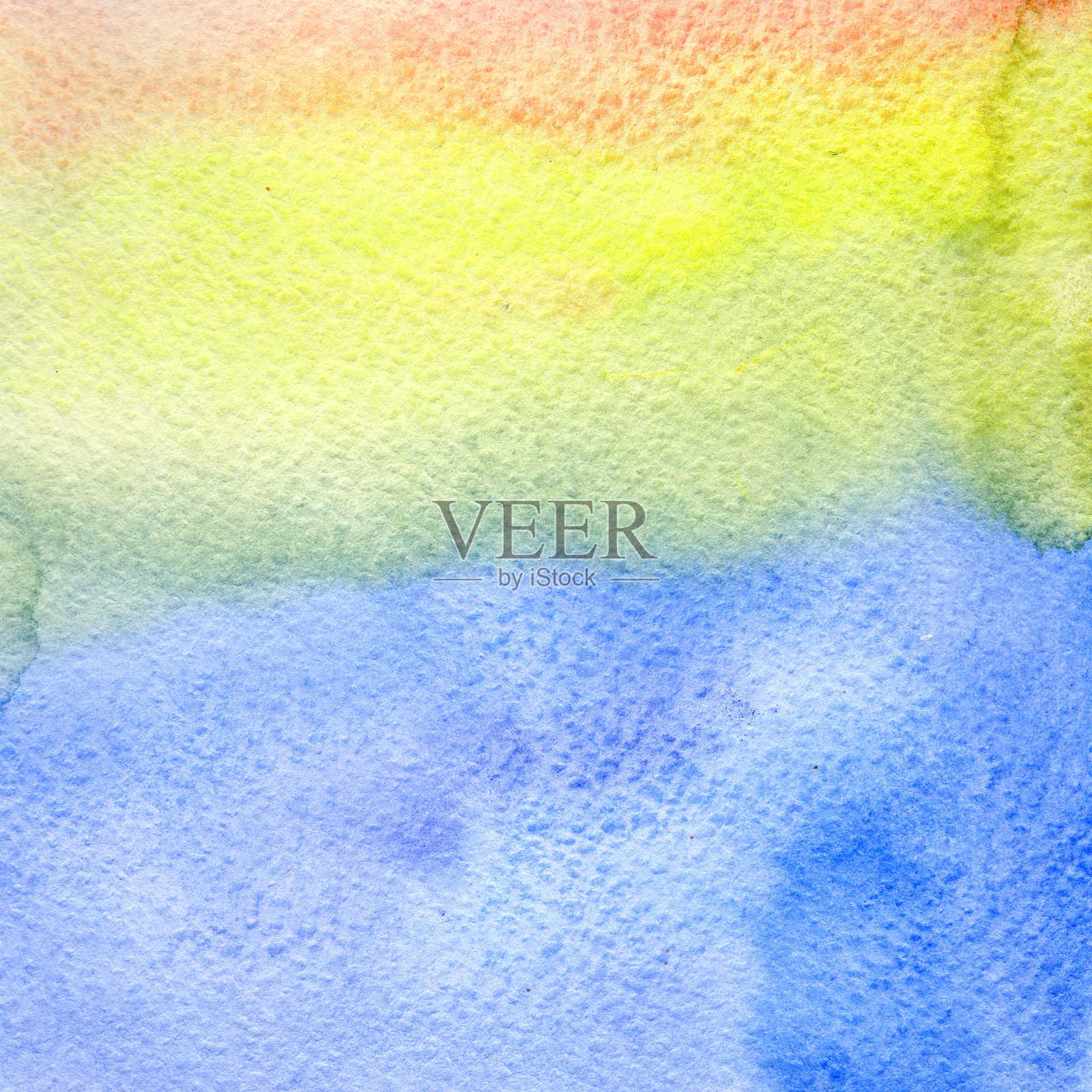 抽象的水彩背景。丰富多彩的绘画。旗帜模板。抽象的景观艺术。日落。日出墙艺术。插画图片素材