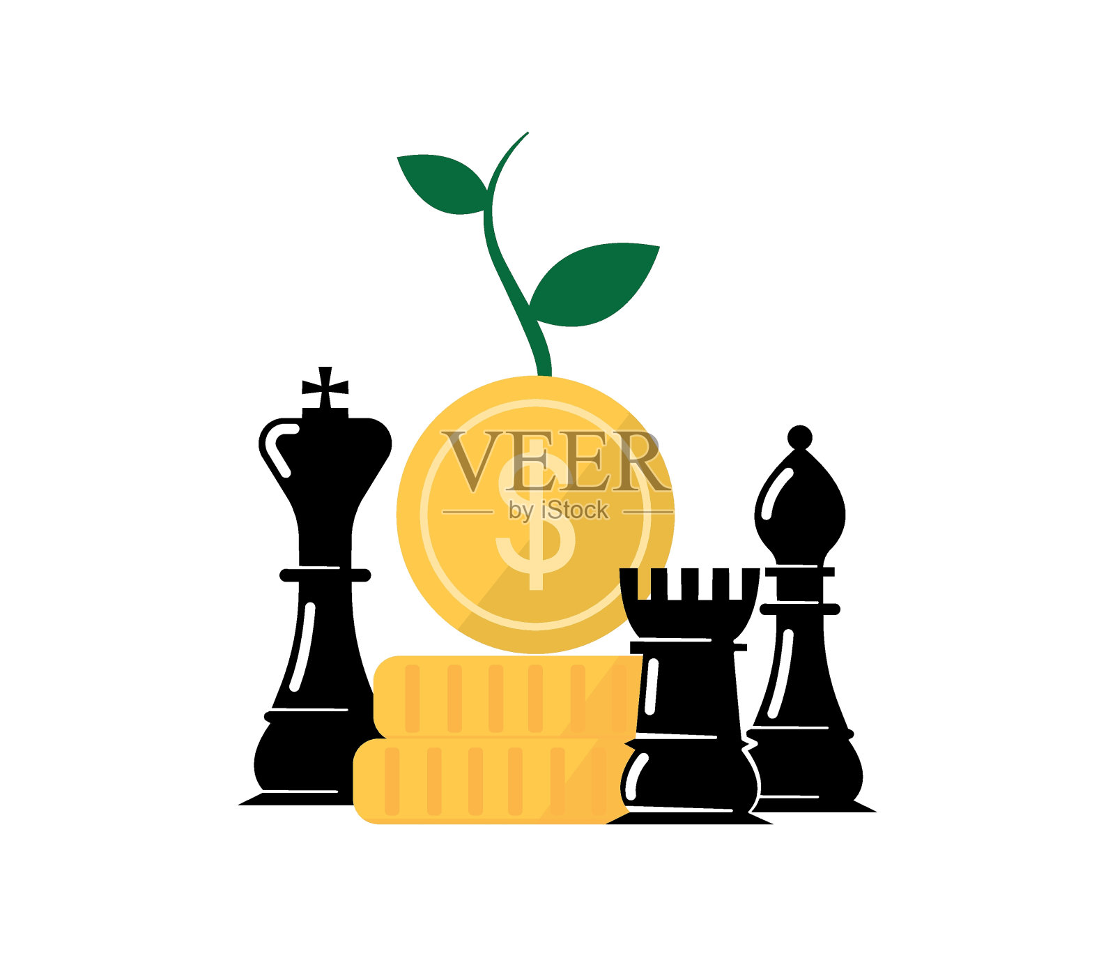 商业人物插画图片素材