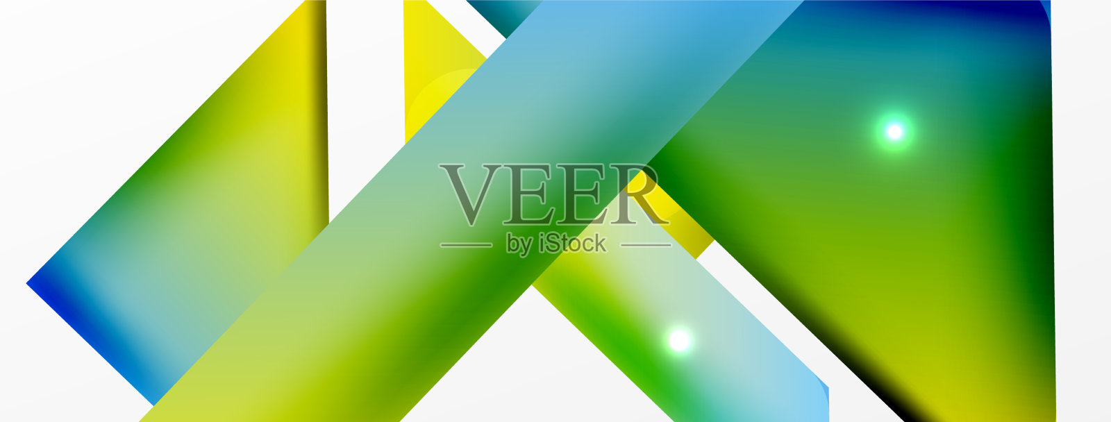 抽象的背景简单的颜色几何形状插画图片素材