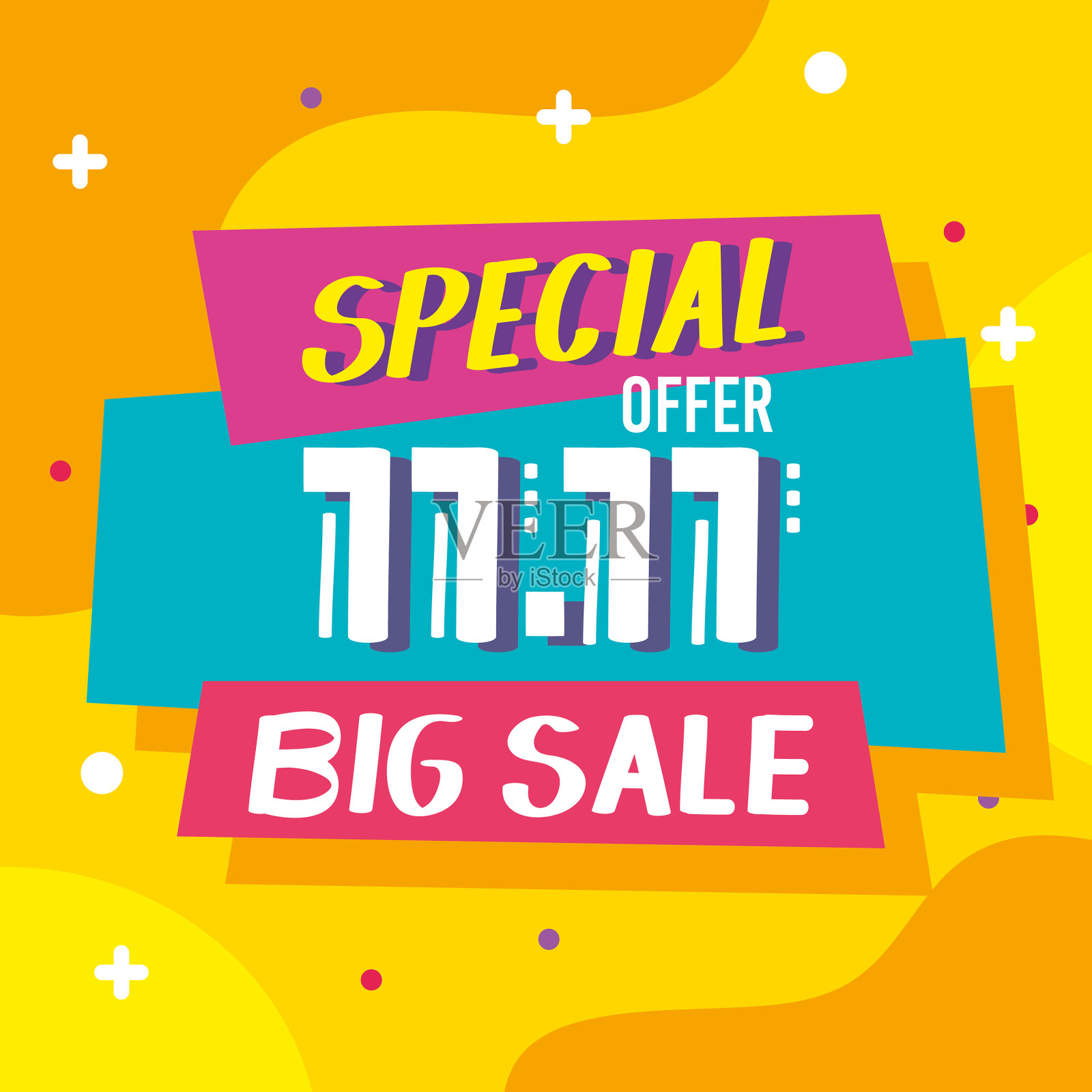 11 11特别优惠字母设计元素图片