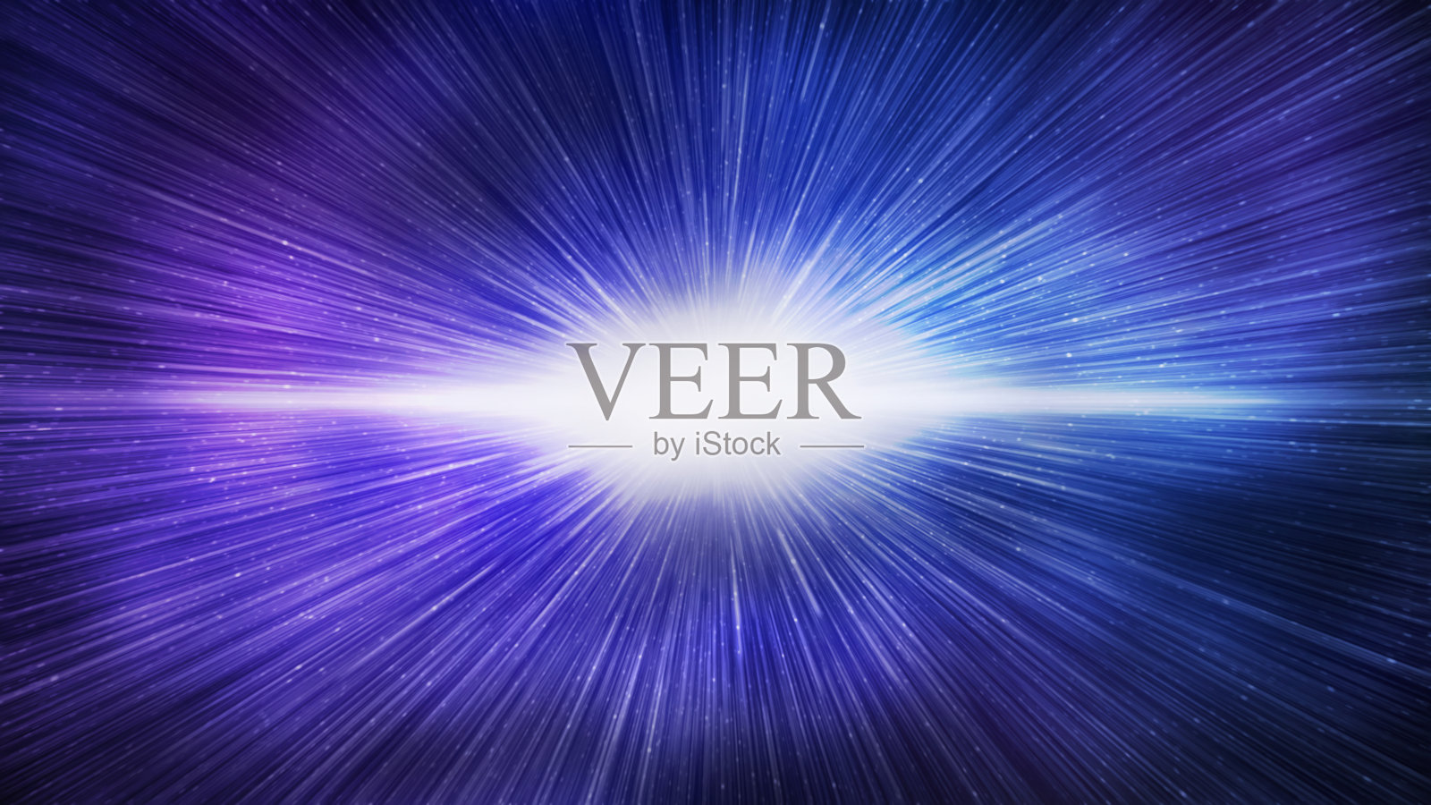 大爆炸效应对明亮的蓝色星系天空，水平背景照片摄影图片