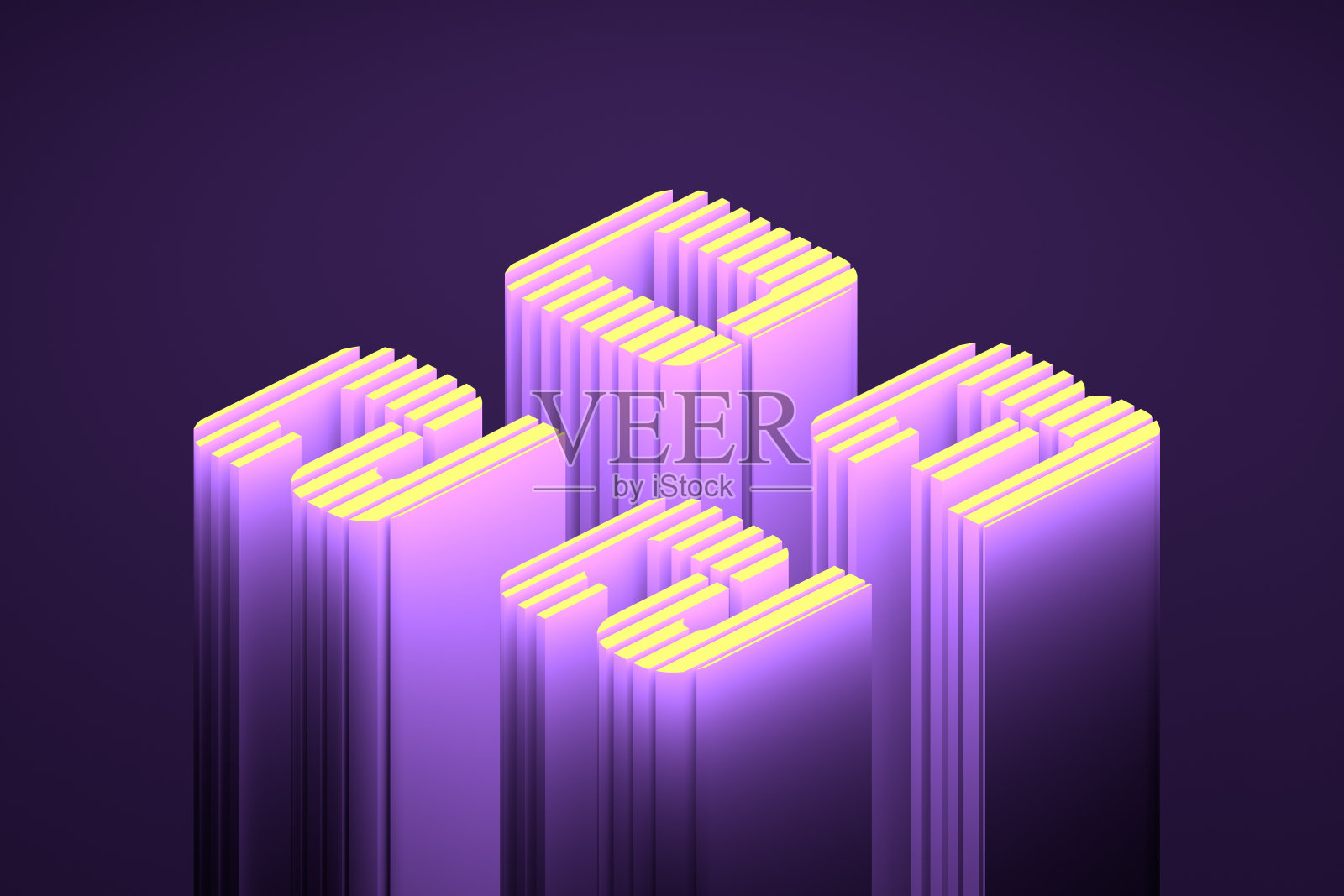 2023年新年快乐卡片，未来主义设计和彩色霓虹灯效果。3D插图，等距复古字体。照片摄影图片