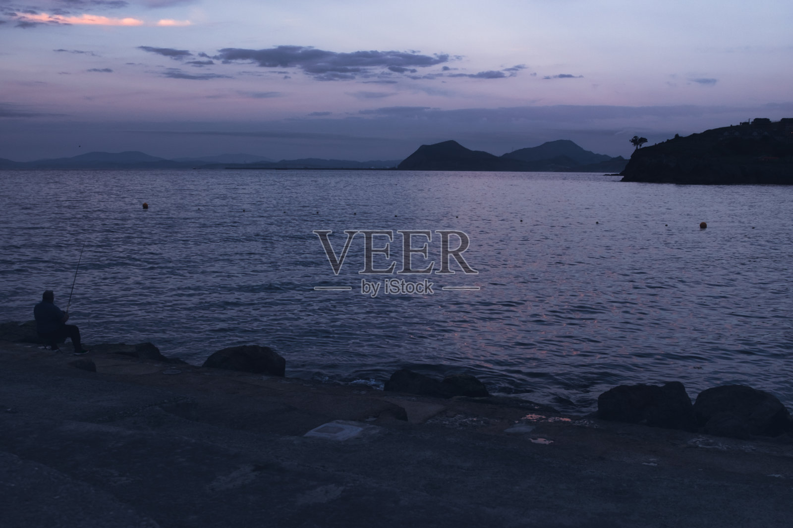 海上美丽的日落照片摄影图片