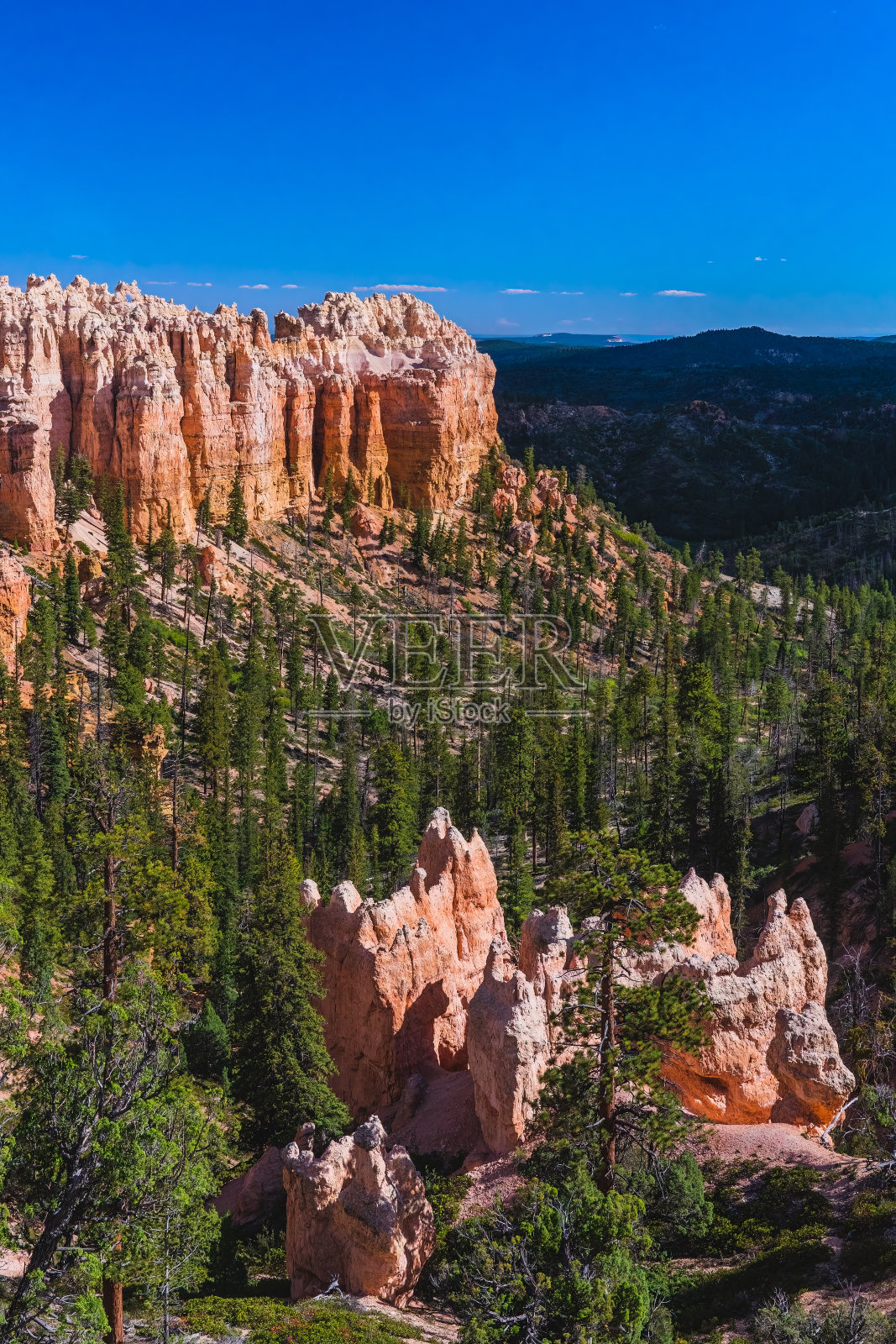布莱斯峡谷，蒙太奇和景观照片摄影图片