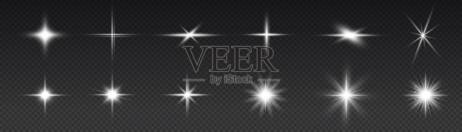 星黄与尘埃设计元素图片