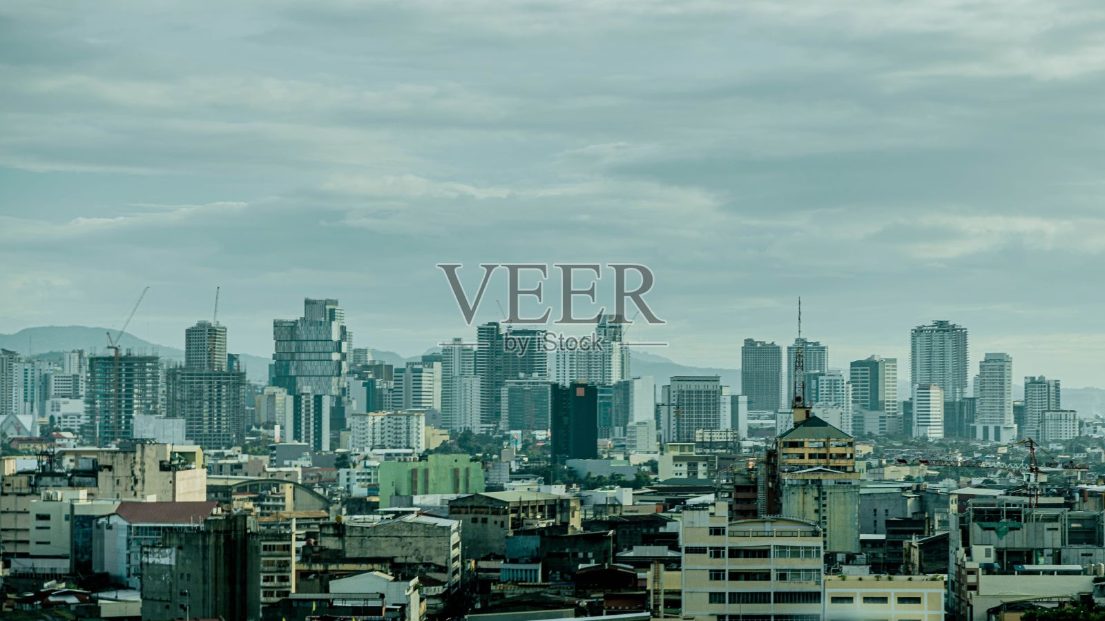 城市景观的鸟瞰图照片摄影图片