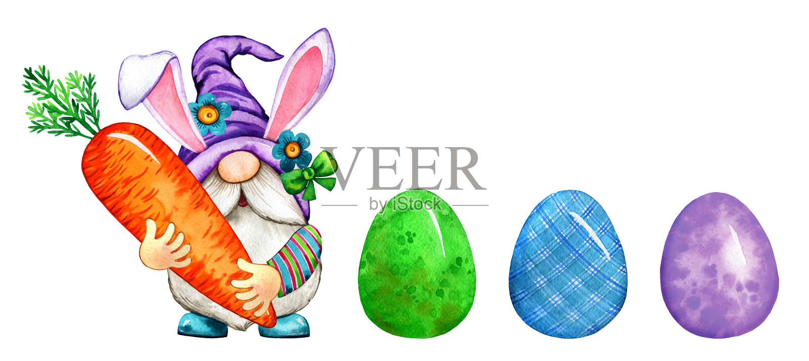 情人节gnome插画图片素材