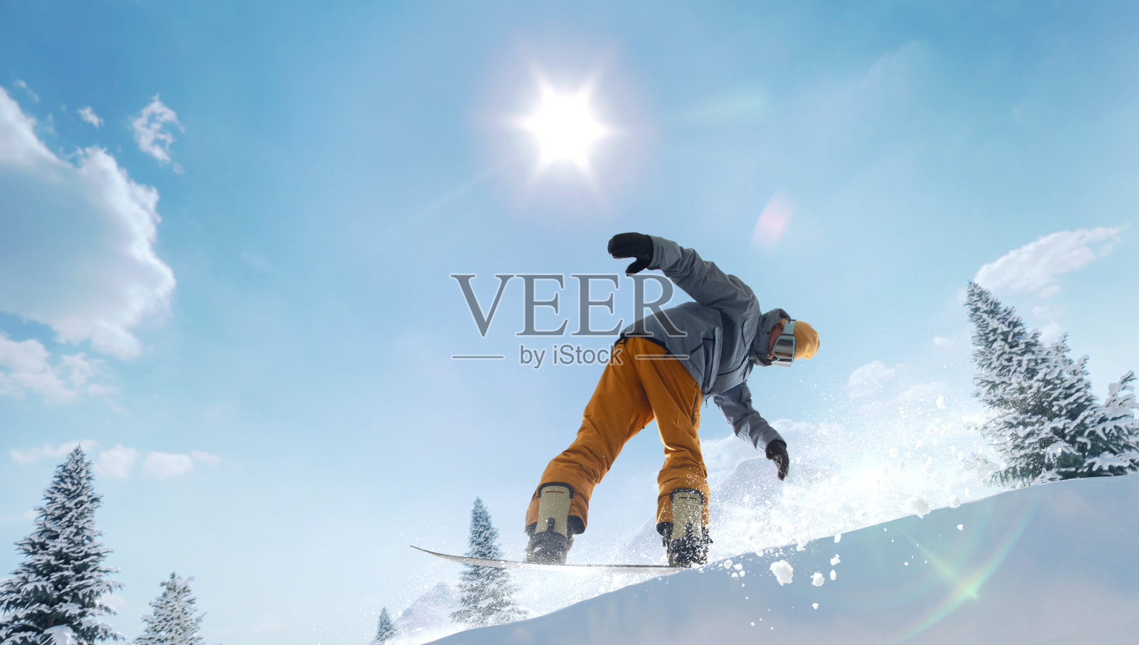 滑雪。照片摄影图片