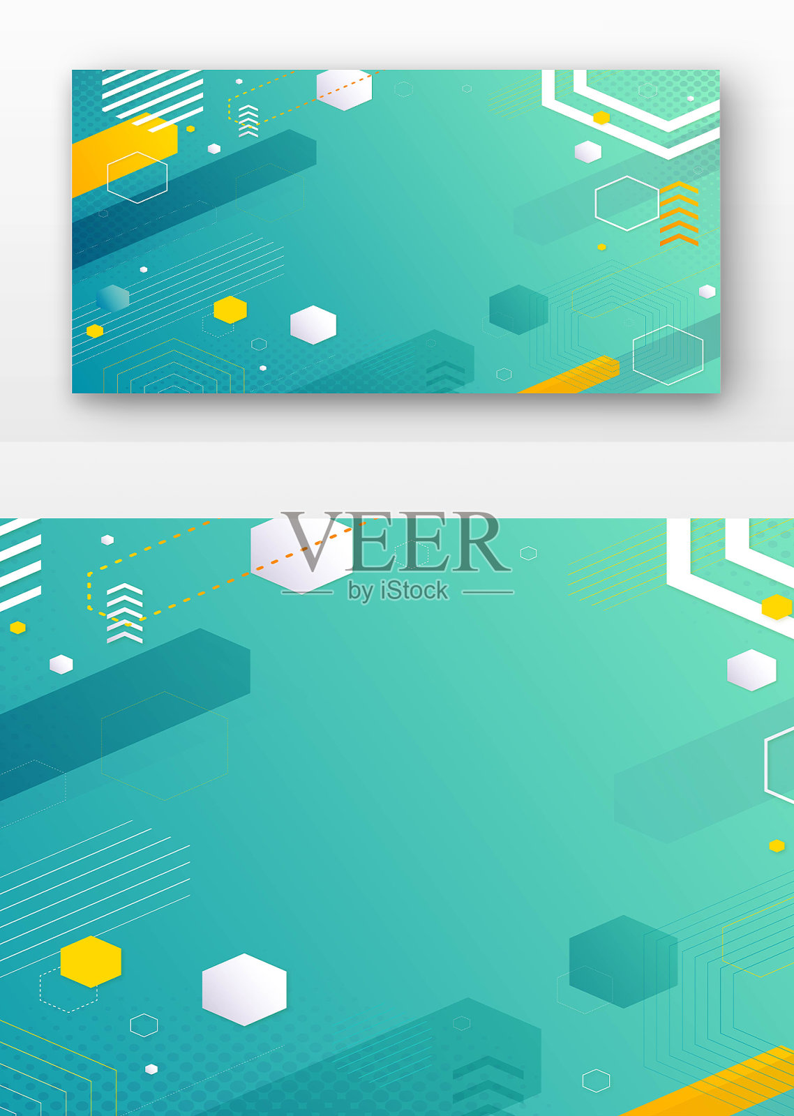 绿色扁平卡通背景插画图片素材