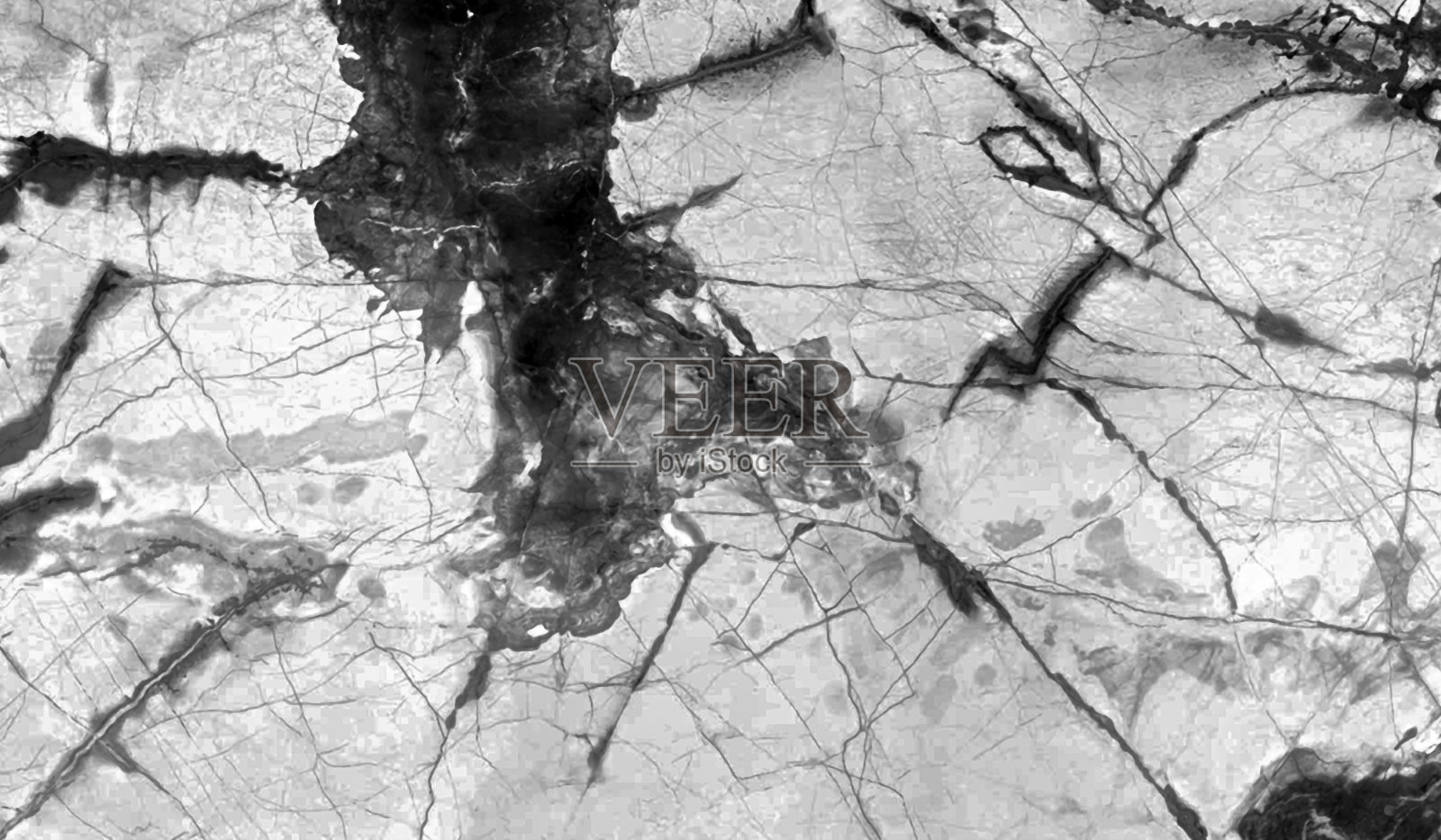 灰色大理石与黑色破碎的效果照片摄影图片